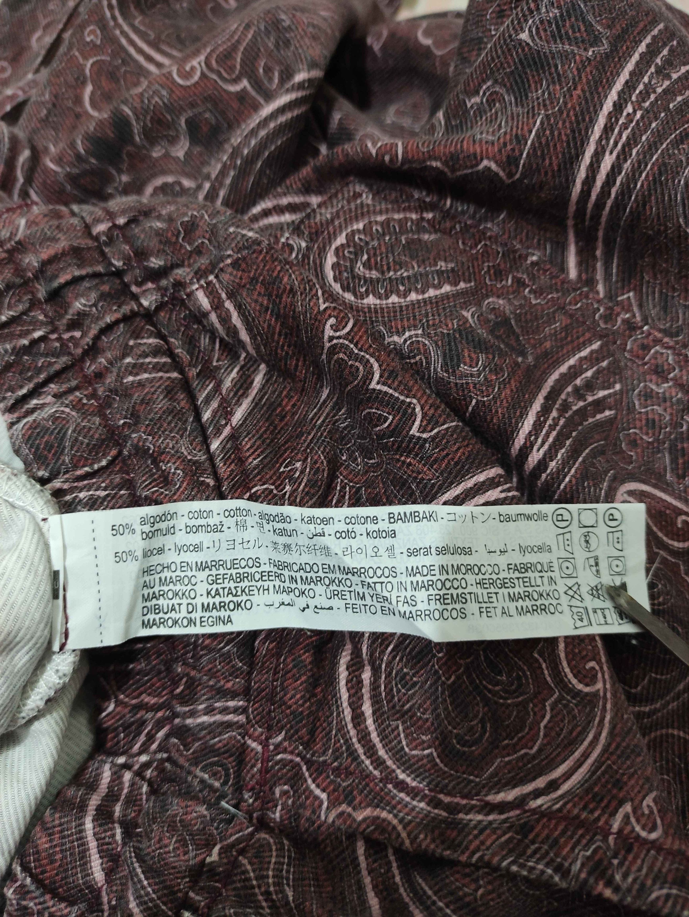 Zara Zara drawstring Paisley pants Size US 32 / EU 48 - 6 Thumbnail