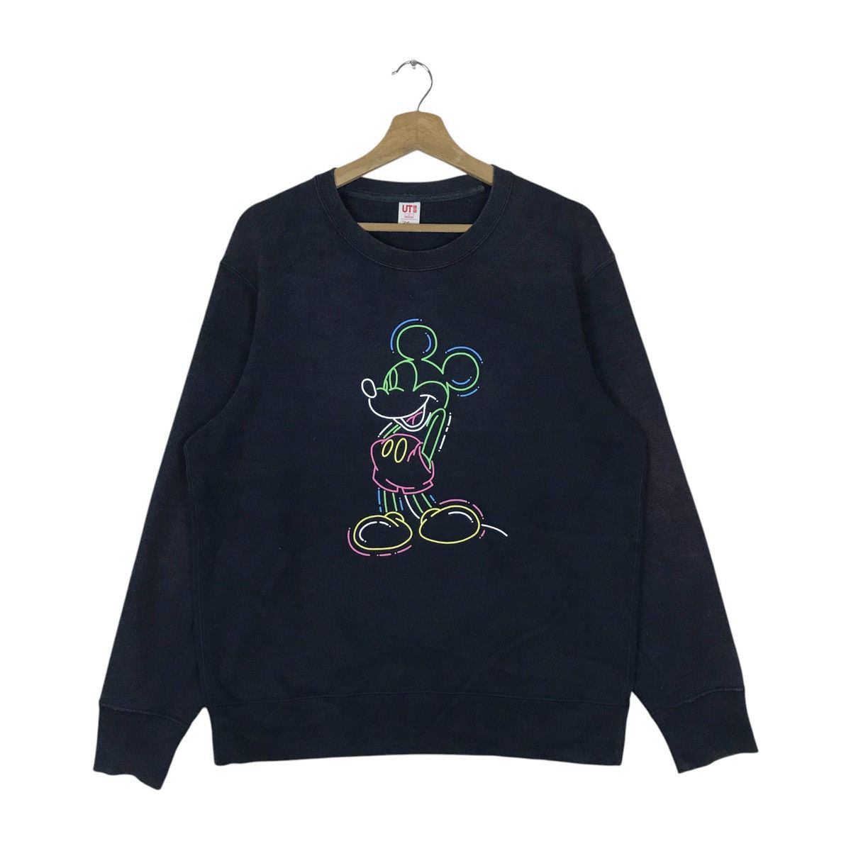Disney × Uniqlo Uniqlo X Disney Mickey Mouse Pullover Jumper Sweatshirt Size US L / EU 52-54 / 3 - 1 Thumbnail