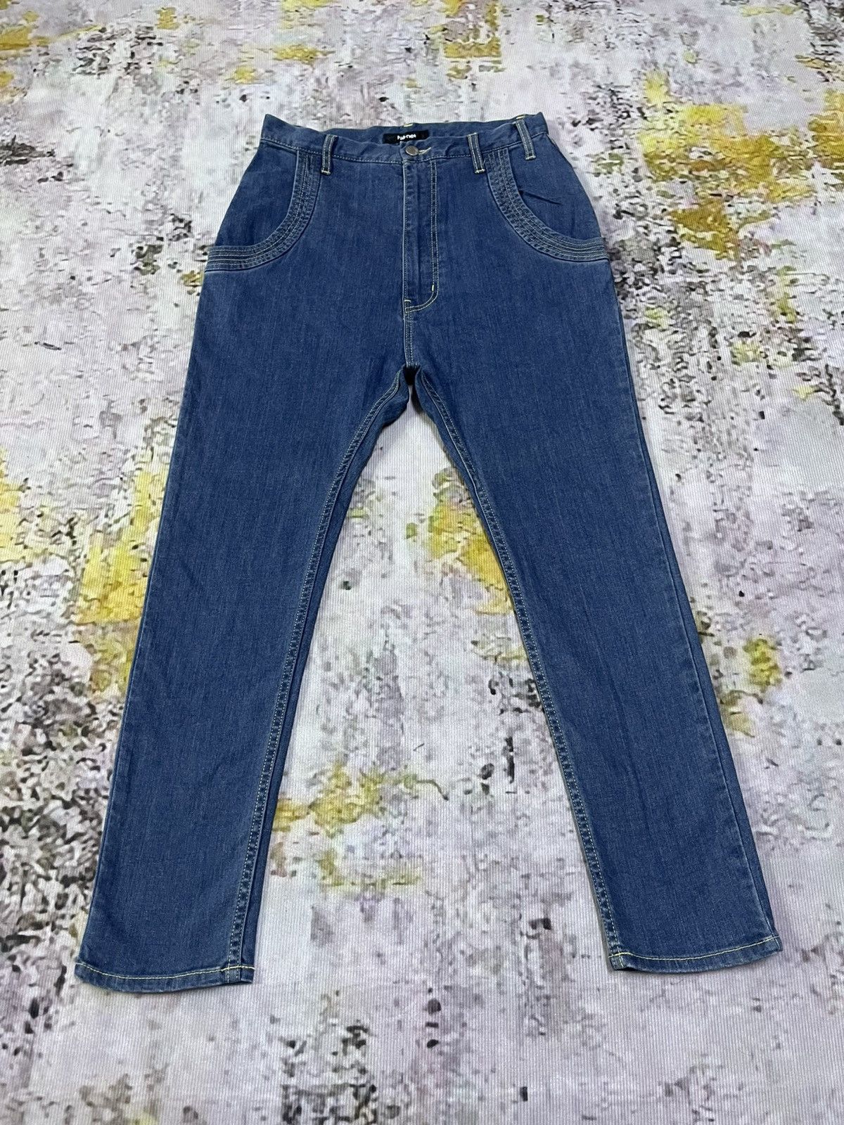 Issey Miyake × Japanese Brand × Ne-Net Japan Vintage Ne-Net Issey Miyake High Rise Skinny Legs Size US 28 / EU 44 - 1 Thumbnail