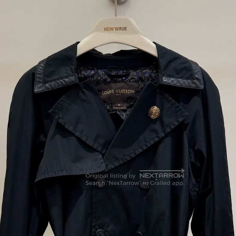 Louis Vuitton Louis Vuitton Black 9-point sleeve design with lambskin st Size XS / US 0-2 / IT 36-38 - 2 Thumbnail