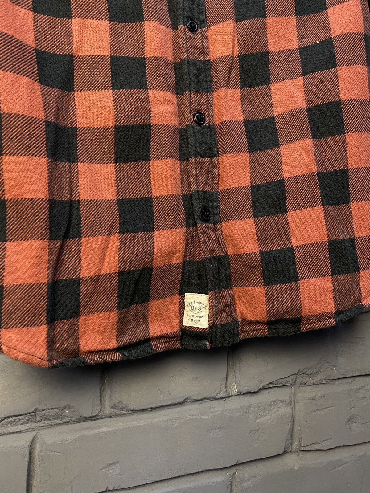 Polo Ralph Lauren × Vintage denim supply ralph lauren mens plaid shirt Sz L Size US L / EU 52-54 / 3 - 3 Thumbnail