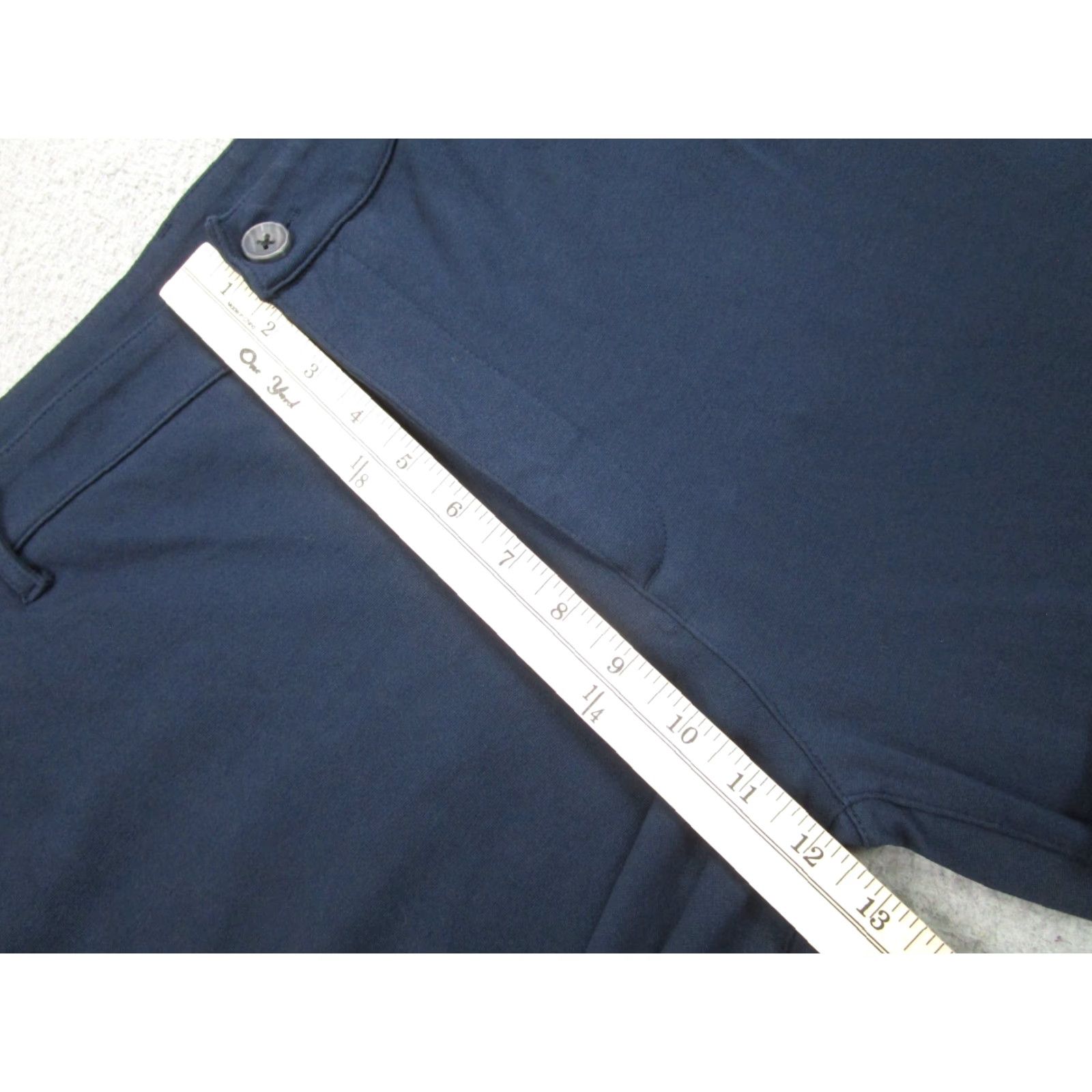 Vintage True Classic Pants Mens Slim Blue 38x32 Chino Straight Waist 38 32 Inseam 32 Stretch Tech Work Commuter Casual Formal Size US 38 / EU 54 - 5 Thumbnail