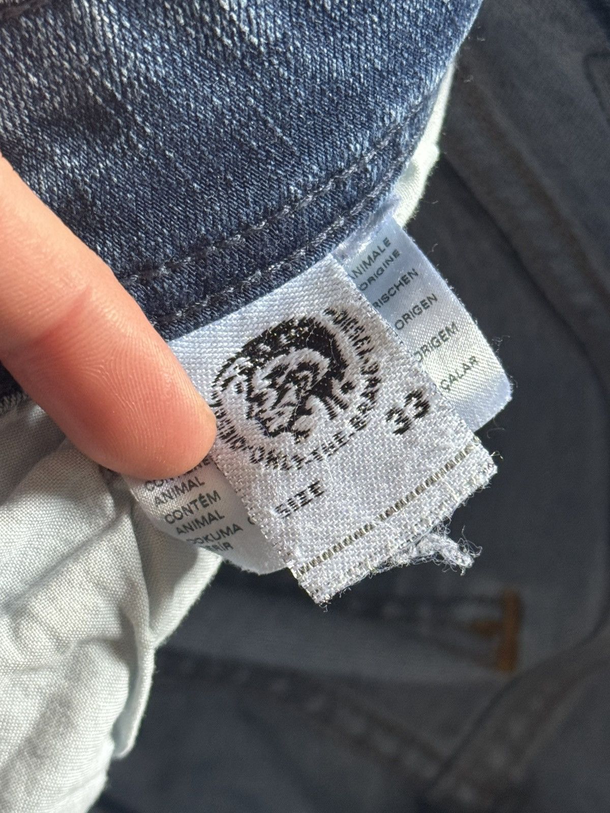 Diesel Diesel 33/30 sleenker slim skiny denim pants jeans trousers Size US 33 - 12 Thumbnail
