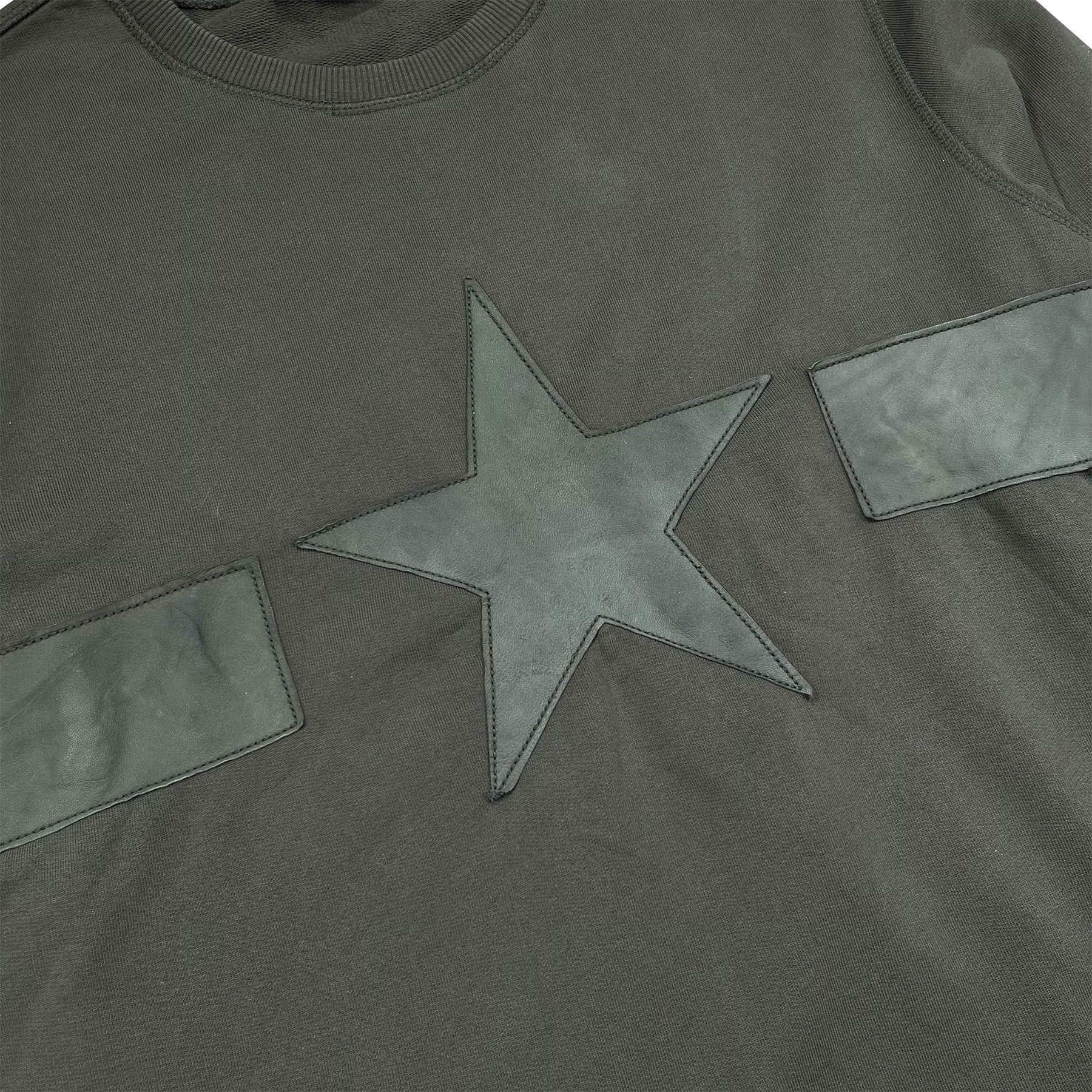 Diesel Archive Diesel Sweatshirt With Leather Star • M size Size US M / EU 48-50 / 2 - 4 Thumbnail