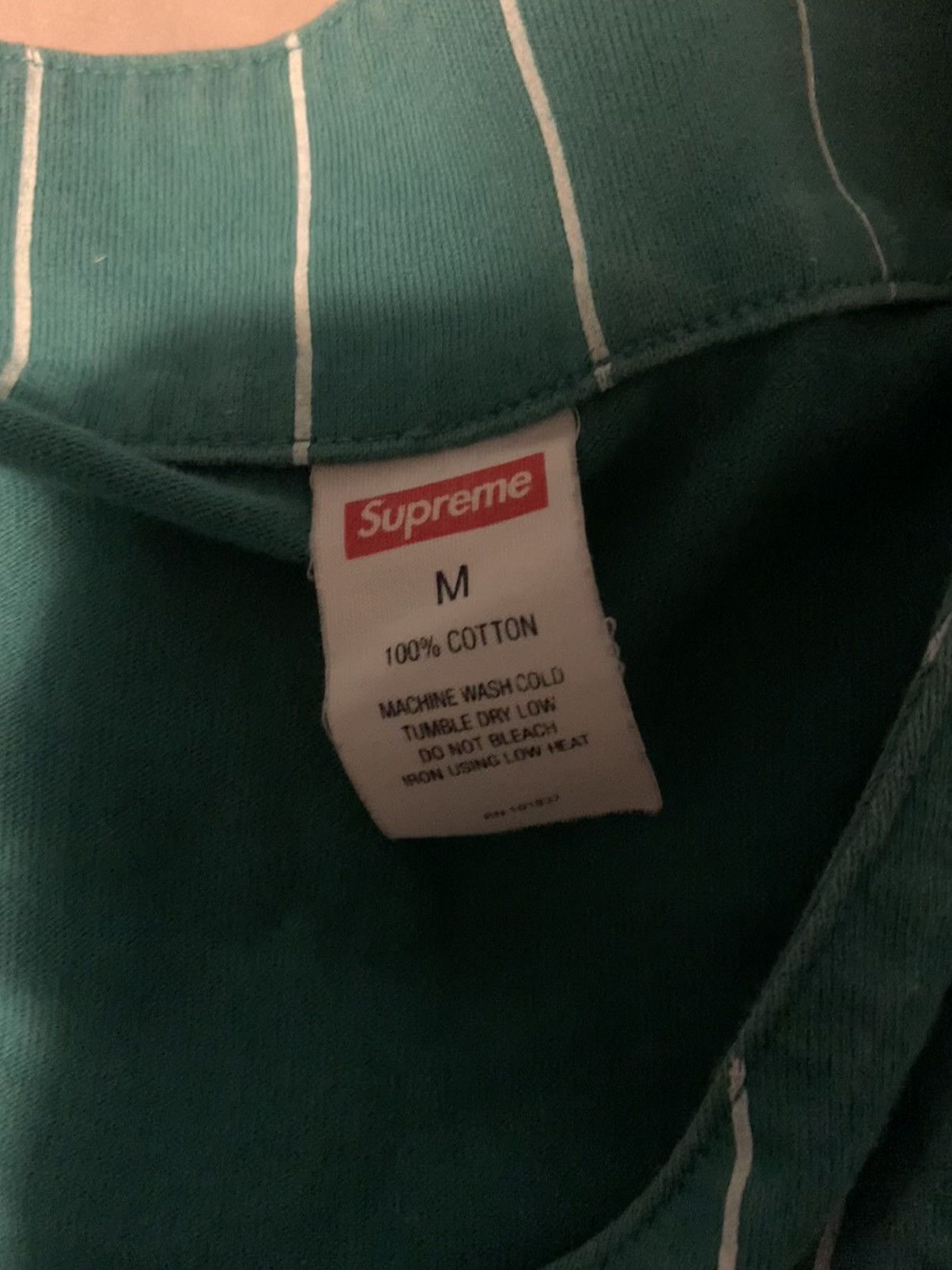 Supreme Supreme love hate teal jersey Size US M / EU 48-50 / 2 - 4 Thumbnail