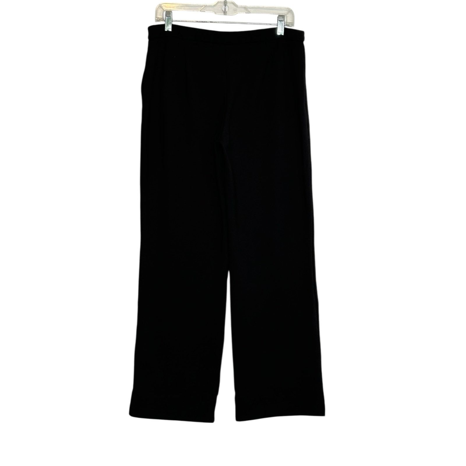 Rachel Zoe Rachel Zoe black wide legs pull on high waist pants size 10 Size 32" / US 10 / IT 46 - 7 Thumbnail