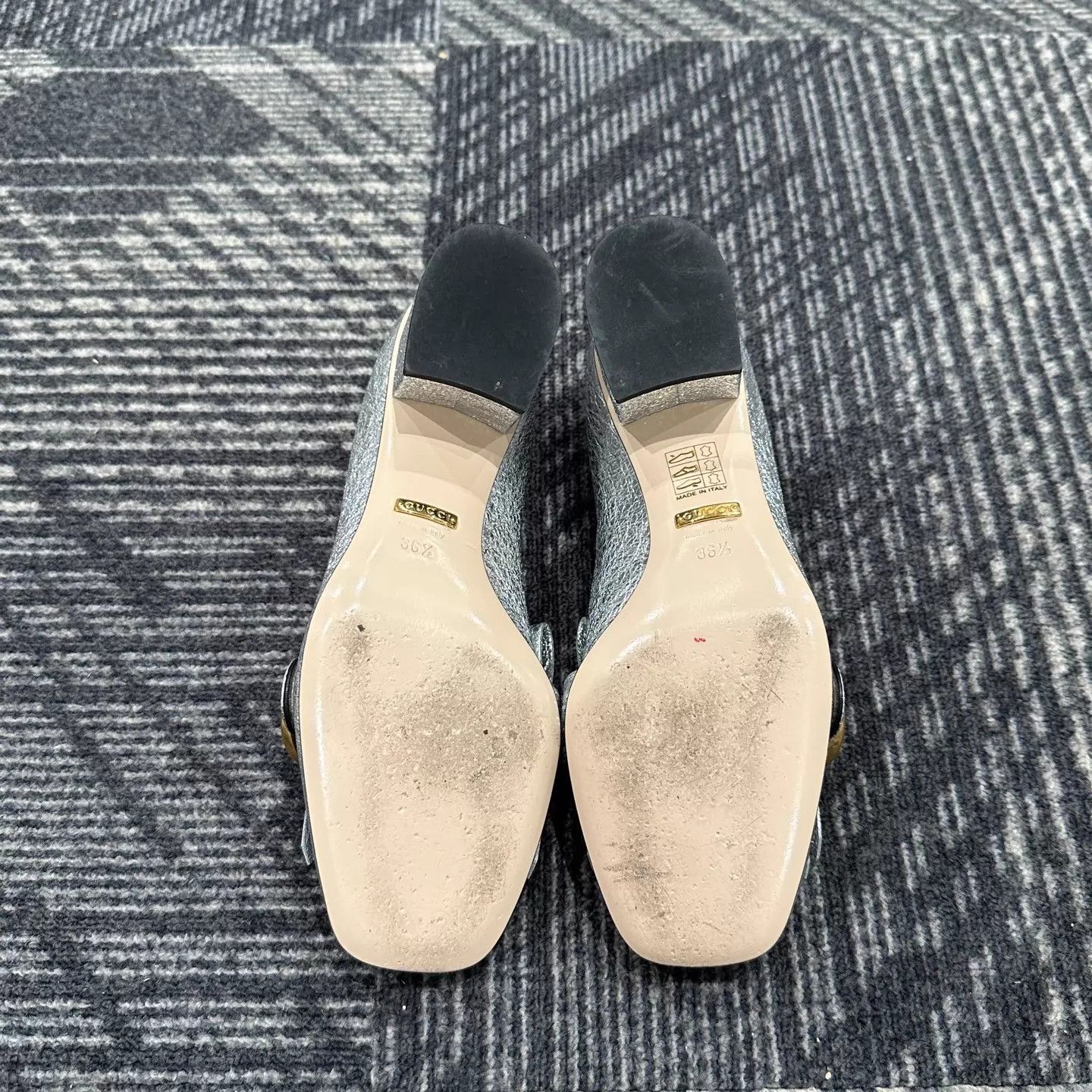 Gucci Gucci Women's Silver Tassel Heels 36.5 Size US 6 / IT 36 - 6 Thumbnail