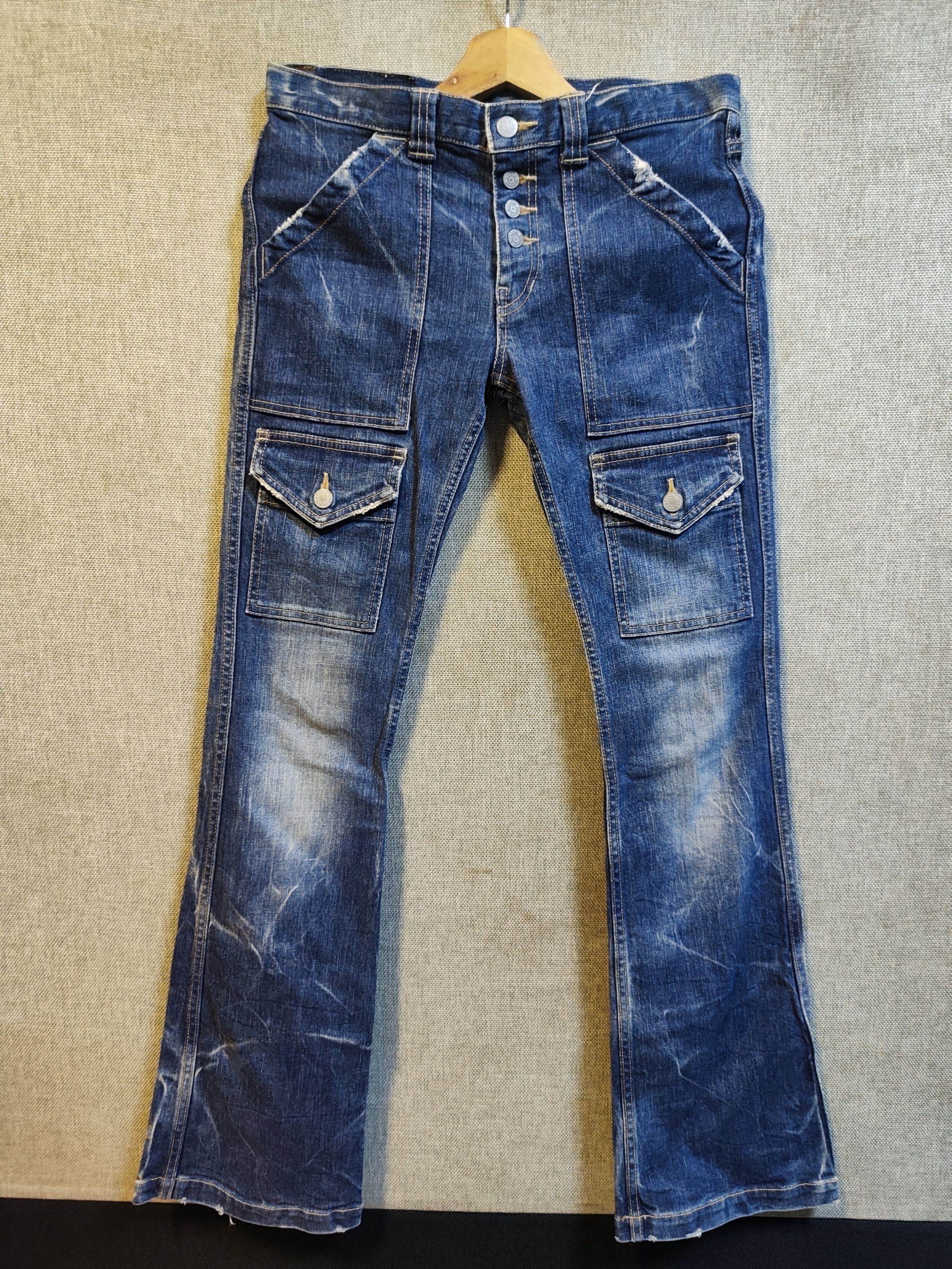 Hysteric Glamour Hysteric Glamour Bush Pants Indigo Flare Jeans Denim Size US 31 - 1 Thumbnail