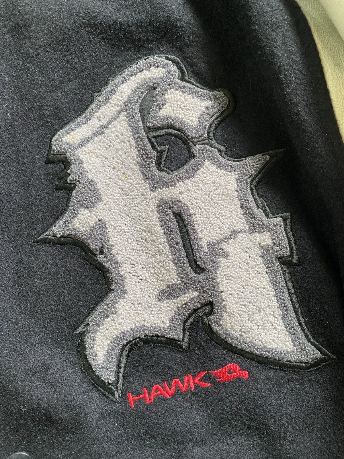 Tony Hawk 90s Tony Hawk- Embroidered Letterman Varsity Jacket Size US L / EU 52-54 / 3 - 5 Thumbnail