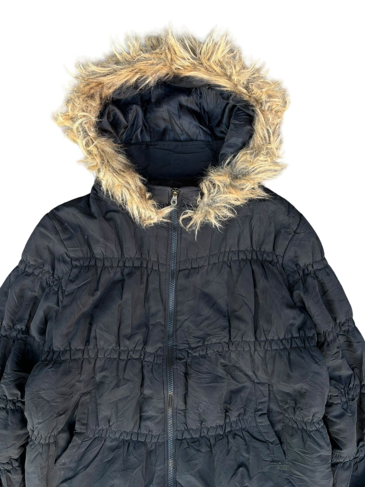 If Six Was Nine × Issey Miyake × Le Grande Bleu (L.G.B.) Inspired Issey Miyake ifsixwasnine lgb style fur jacket vtg Size US XL / EU 56 / 4 - 6 Thumbnail