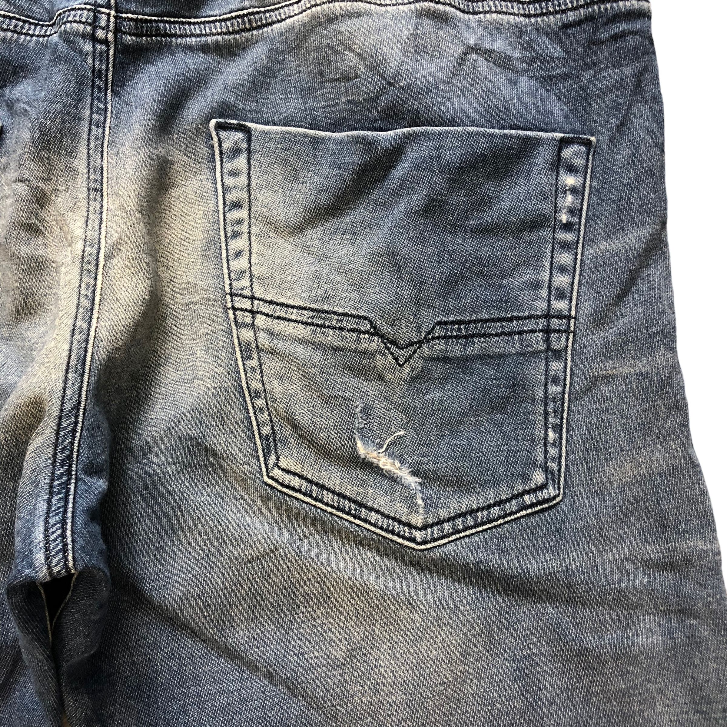 Diesel RARE DIESEL DENIM + SWEATPANTS HYBRID DENIM PANTS #7284-125 Size US 36 / EU 52 - 17 Thumbnail