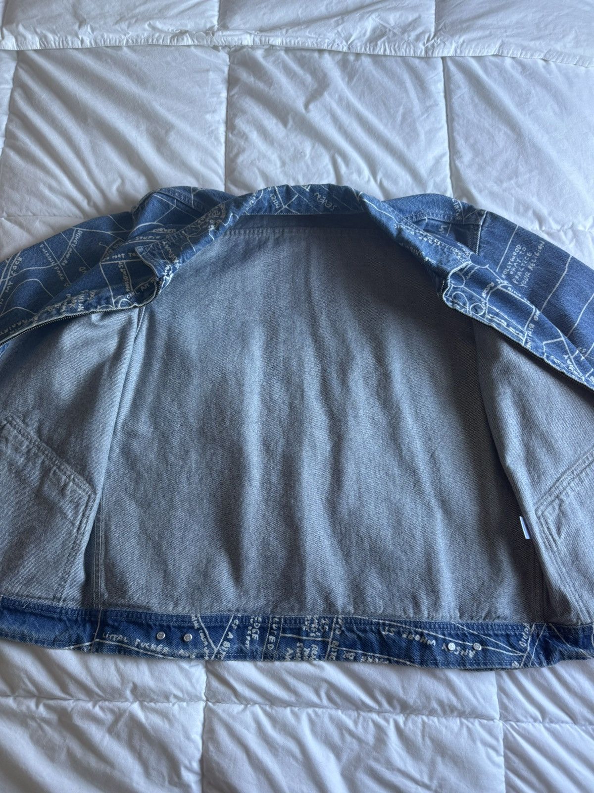 Supreme Supreme Gonz Map Denim Work Jacket Size US M / EU 48-50 / 2 - 6 Thumbnail