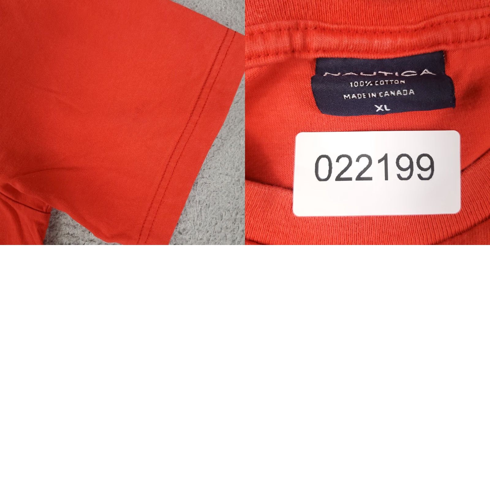 Nautica Nautica T Shirt Red XL Short Sleeve Crew Neck Logo Cotton Unisex Adults Size US XL / EU 56 / 4 - 8 Thumbnail