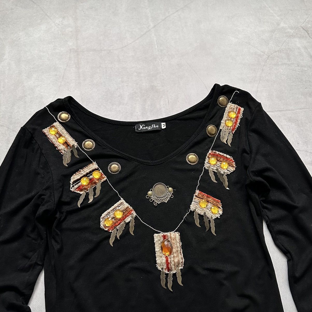 Hysteric Glamour × Undercover 00s Hysteric Glamour Style Long Sleeve T Shirt LGB GOA Size M / US 6-8 / IT 42-44 - 2 Thumbnail