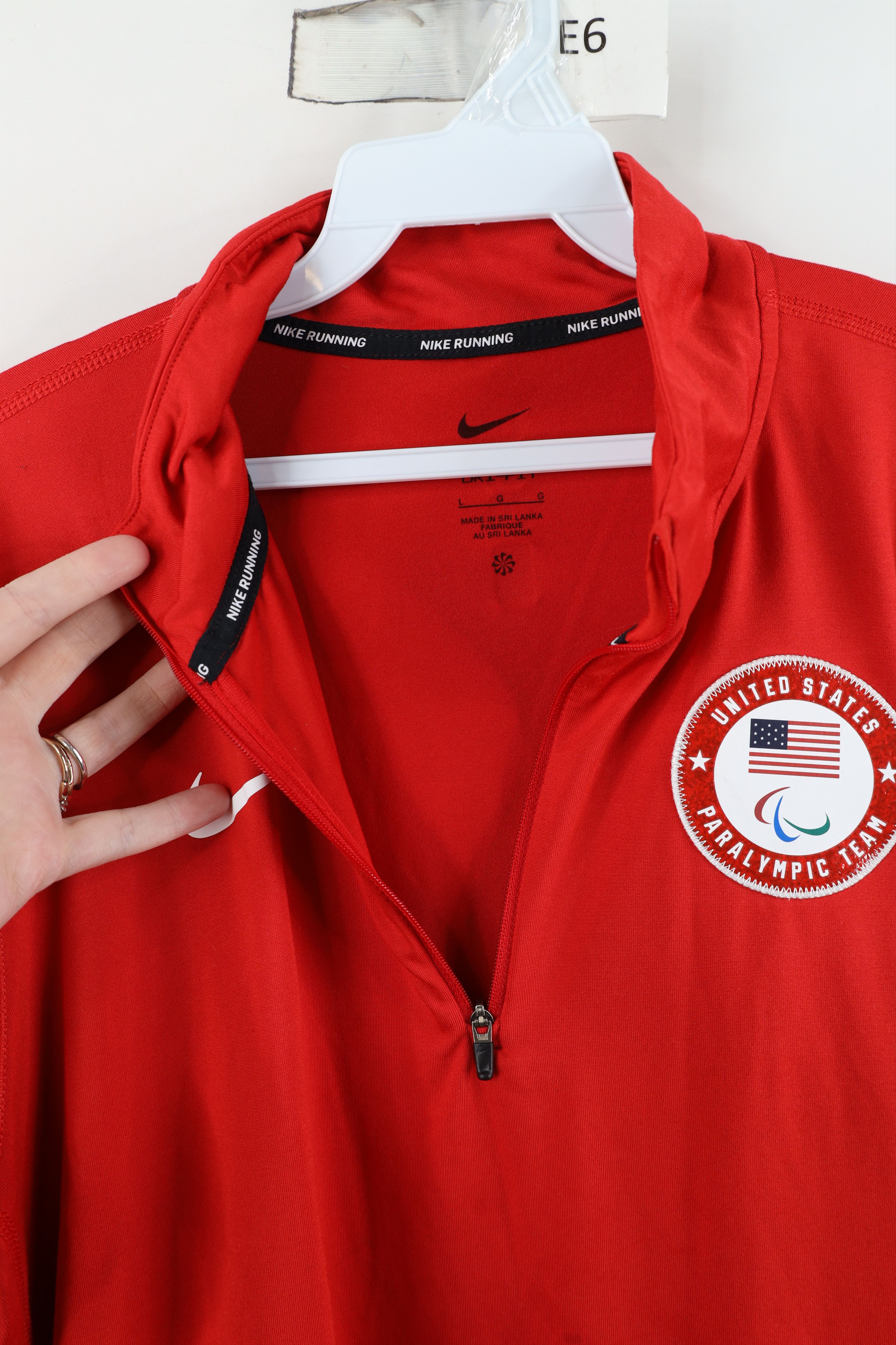 Nike Nike Running United States Paralympic Team Half Zip Top Size US L / EU 52-54 / 3 - 9 Thumbnail