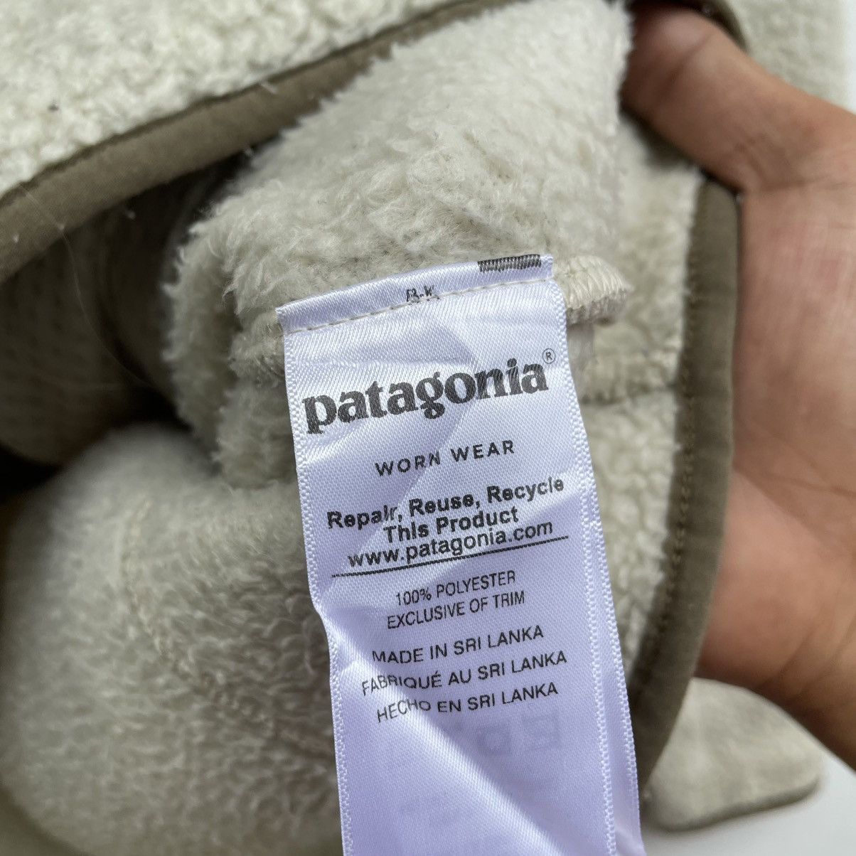 Patagonia 💥Vintage Patagonia Deep Pile Hooded Jacket Size M / US 6-8 / IT 42-44 - 12 Thumbnail