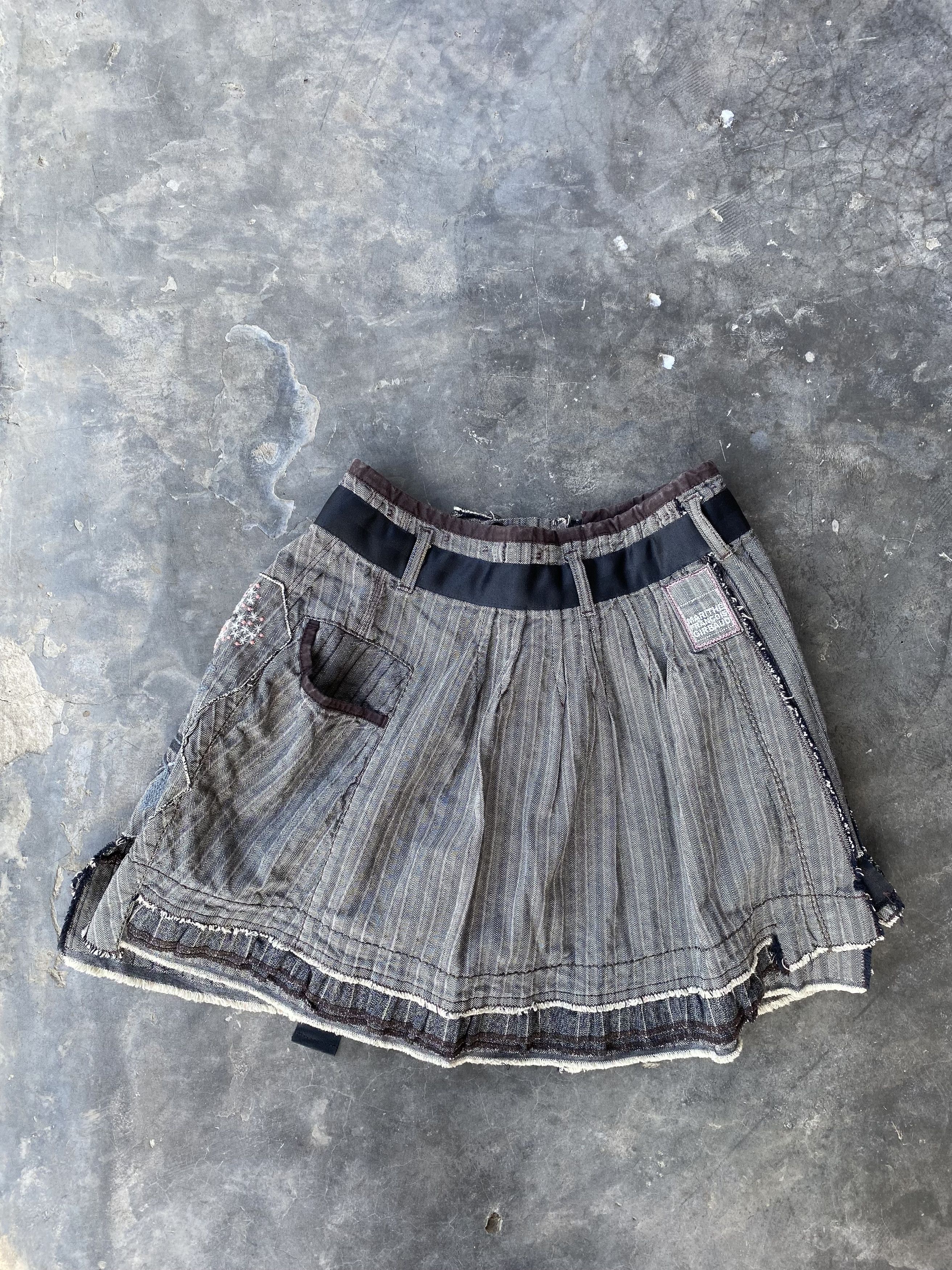 Marithe + Francois Girbaud Vintage Marithé + François Girbaud Asymmetrical Skirt Size 25" / US 0 / IT 36 - 11 Thumbnail