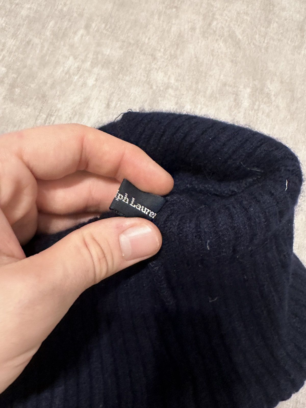 Polo Ralph Lauren × RRL Ralph Lauren × Vintage Polo Ralph Lauren Signature Pony Winter Beanie Hat Size ONE SIZE - 3 Thumbnail