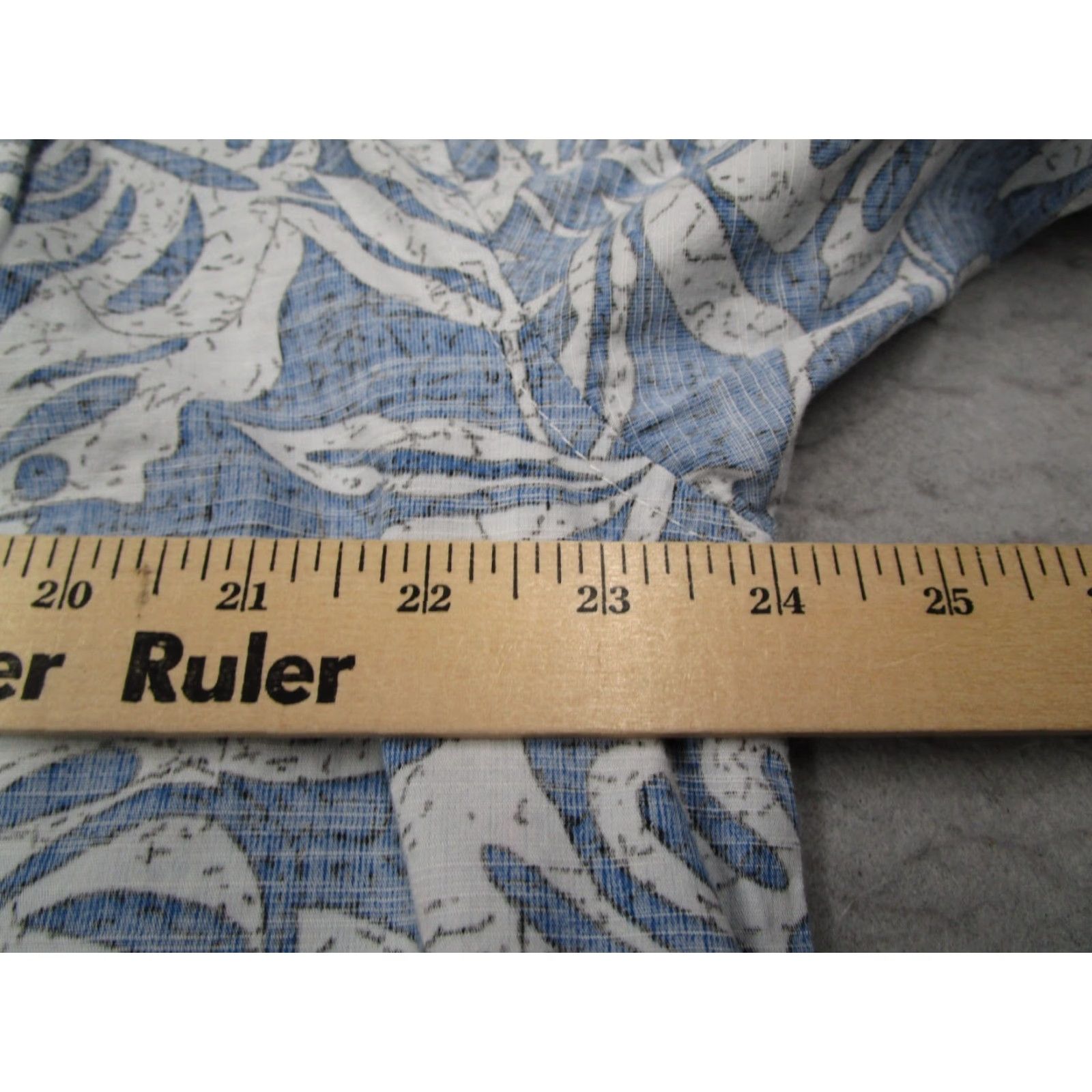 Vintage VINTAGE Maui and Sons Men's Hawaiian Shirt Short Sleeve Blue Floral 80s 90s Retro Camp Classic Size US L / EU 52-54 / 3 - 7 Thumbnail