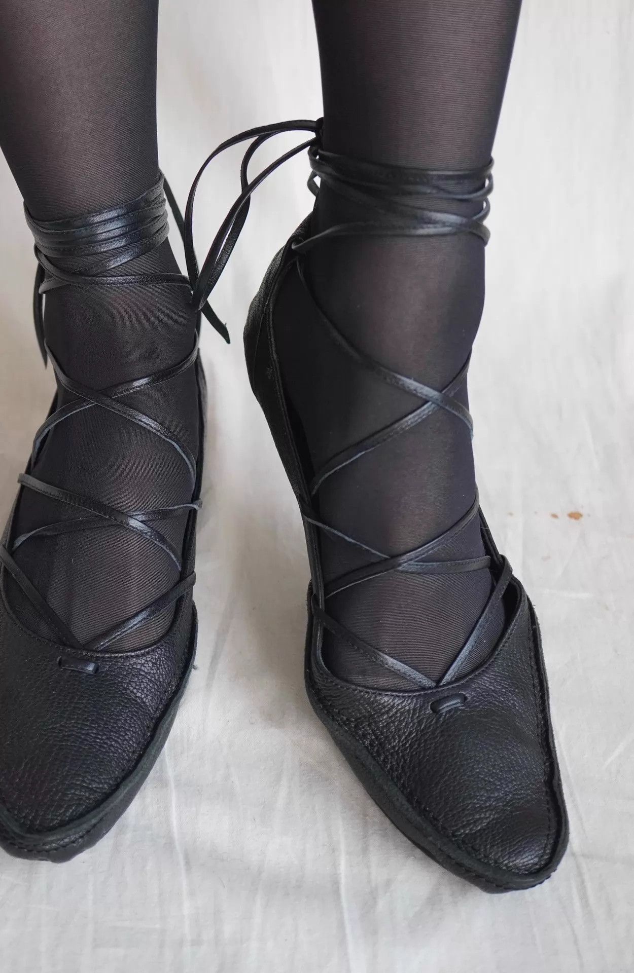 Y's Y's 2000s Structured Strappy Flats 36-36.5 Size US 5.5 / IT 35.5 - 1 Thumbnail