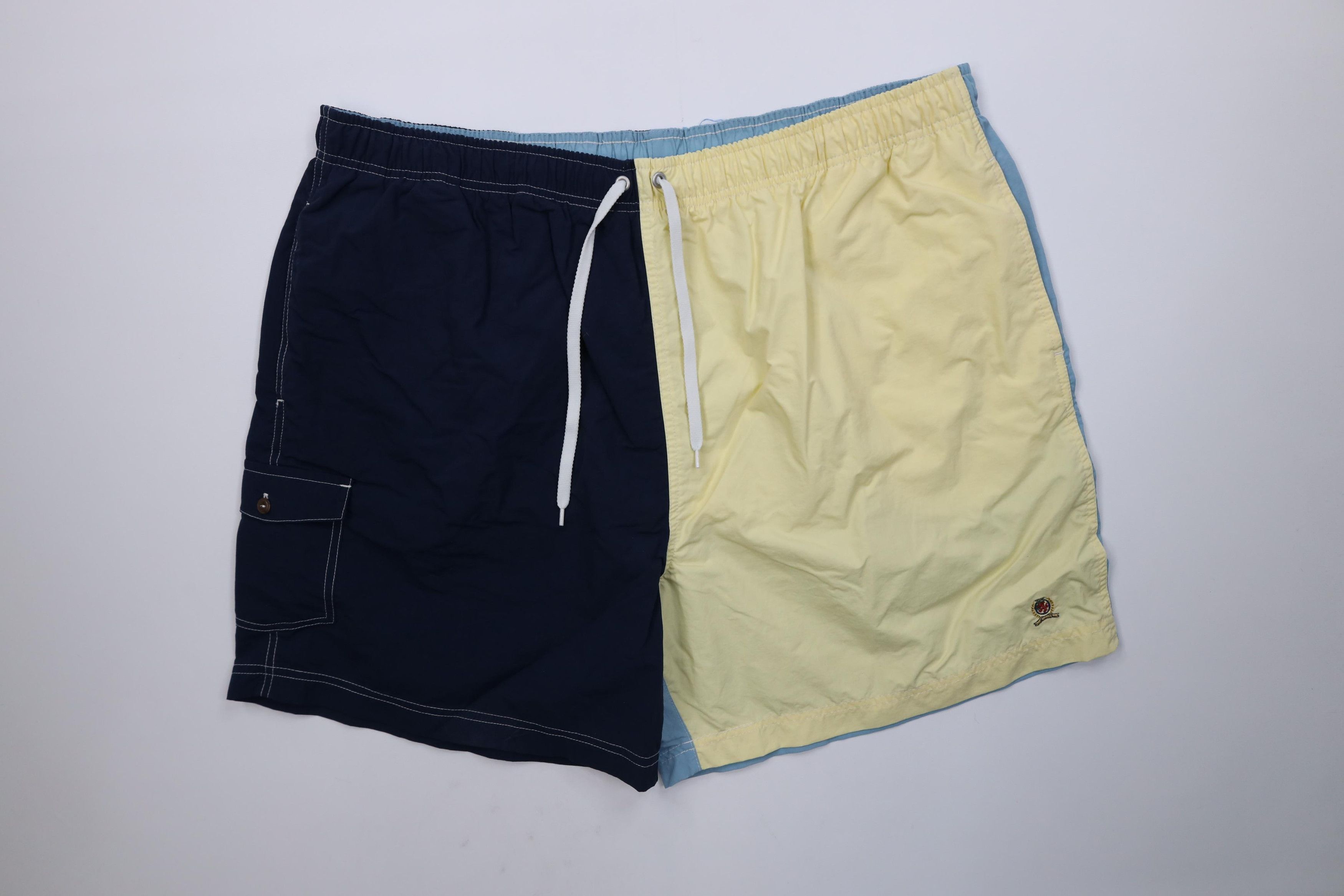 Tommy Hilfiger Vintage 90s Y2K Tommy Hilfiger Lined Swim Trunks Shorts Size US 36 / EU 52 - 1 Thumbnail