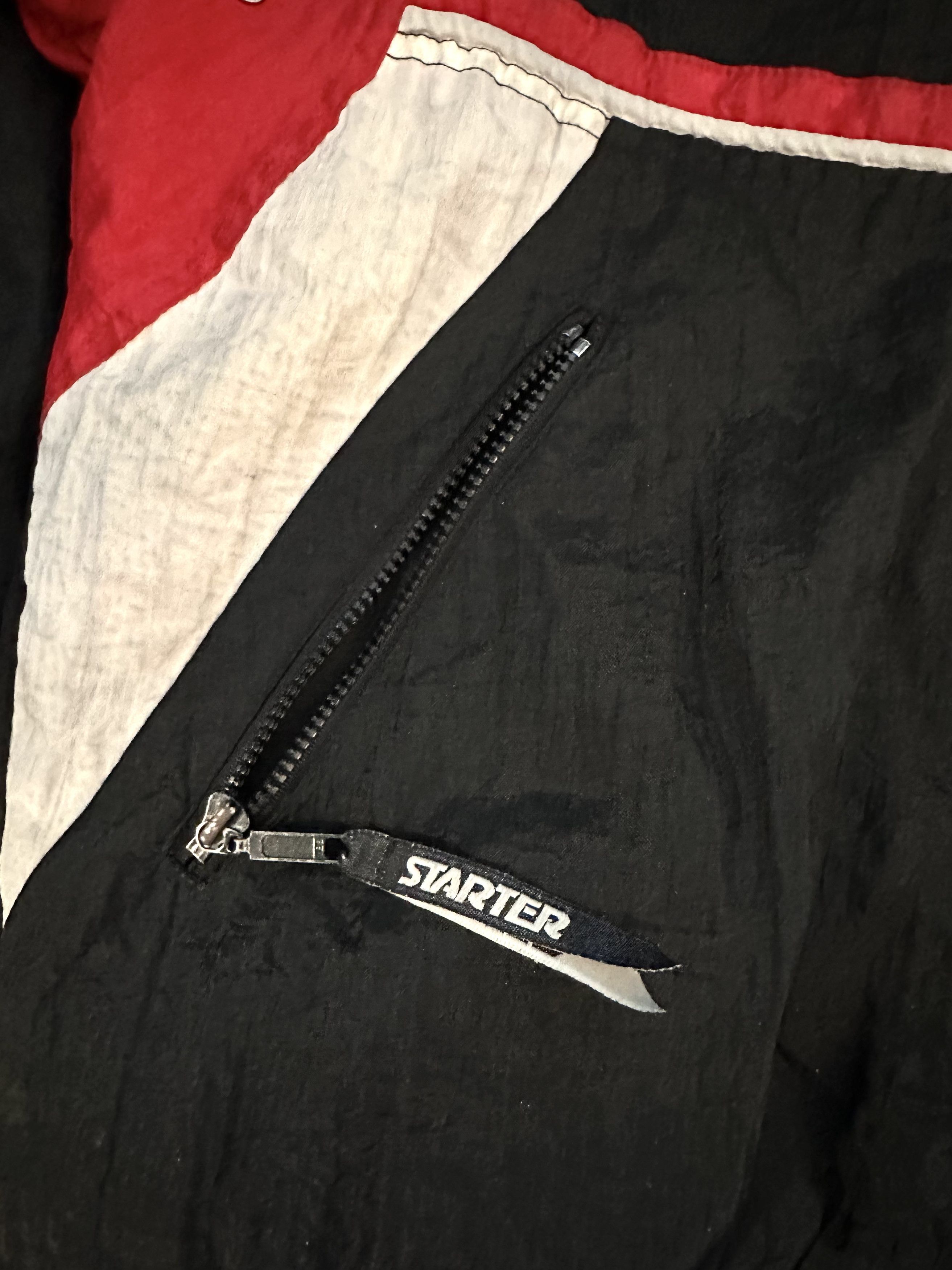 NBA × Starter Vintage NBA Chicago Bulls Starter Anorak Jacket Size US L / EU 52-54 / 3 - 9 Thumbnail