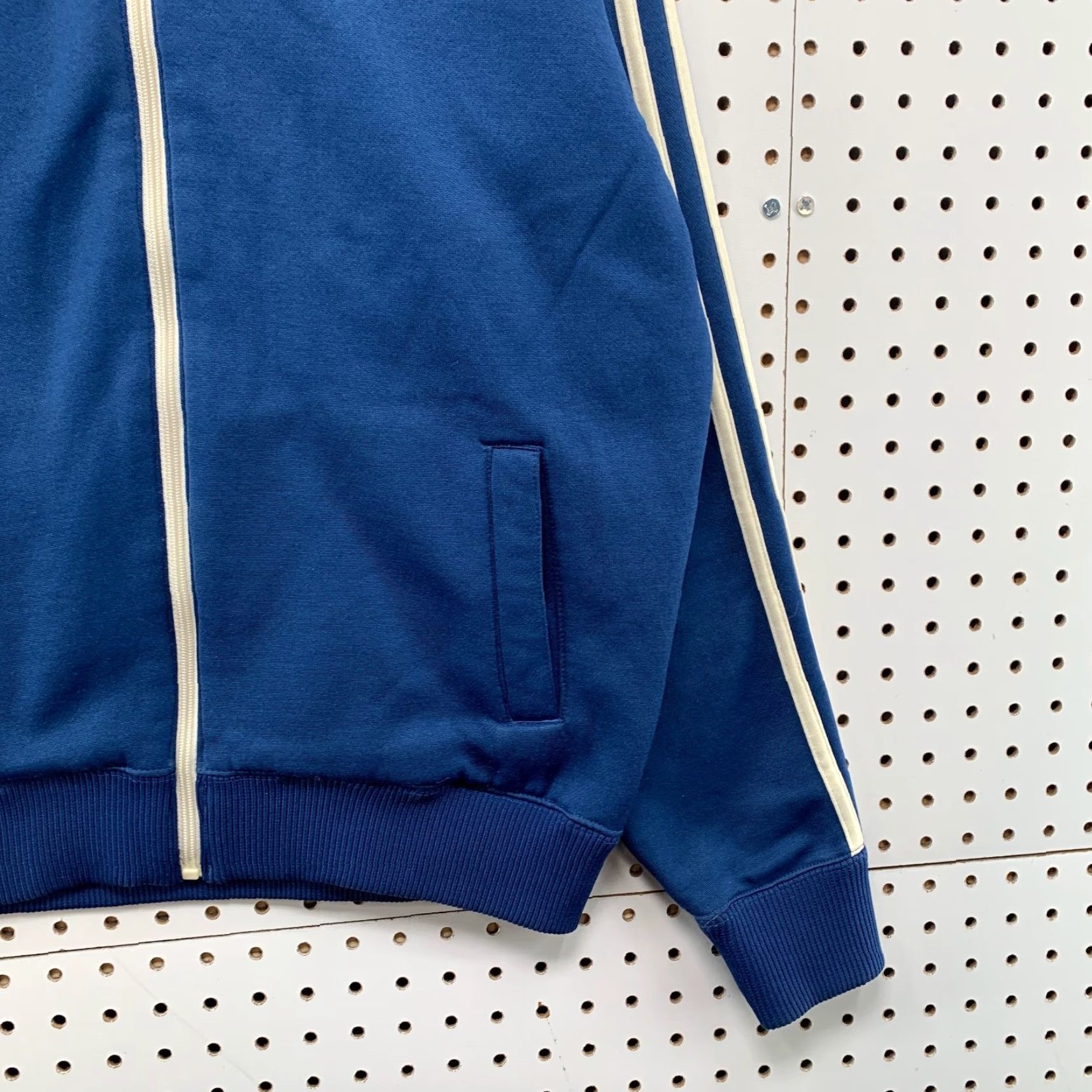 Abercrombie & Fitch VINTAGE Abercrombie & Fitch Track Jacket Mens Large Blue Muscle Wing Foot Logo Jacket Size US L / EU 52-54 / 3 - 6 Thumbnail