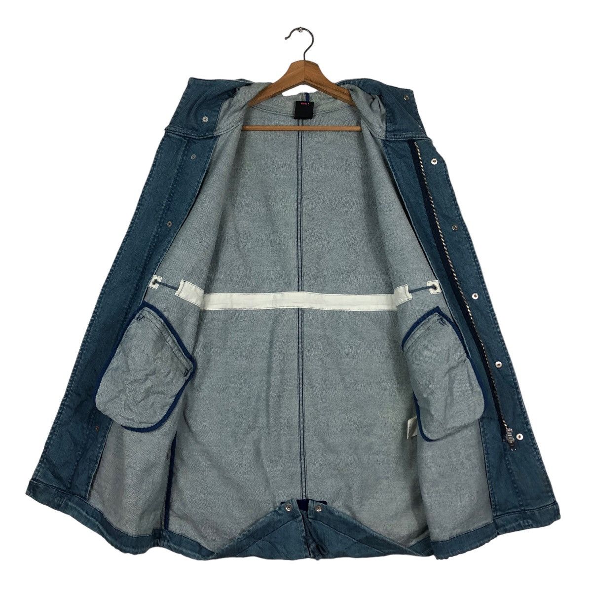 Hysteric Glamour 🔥Denim Bondage Biker Jacket Parachute X Girl Japan Size US S / EU 44-46 / 1 - 14 Thumbnail