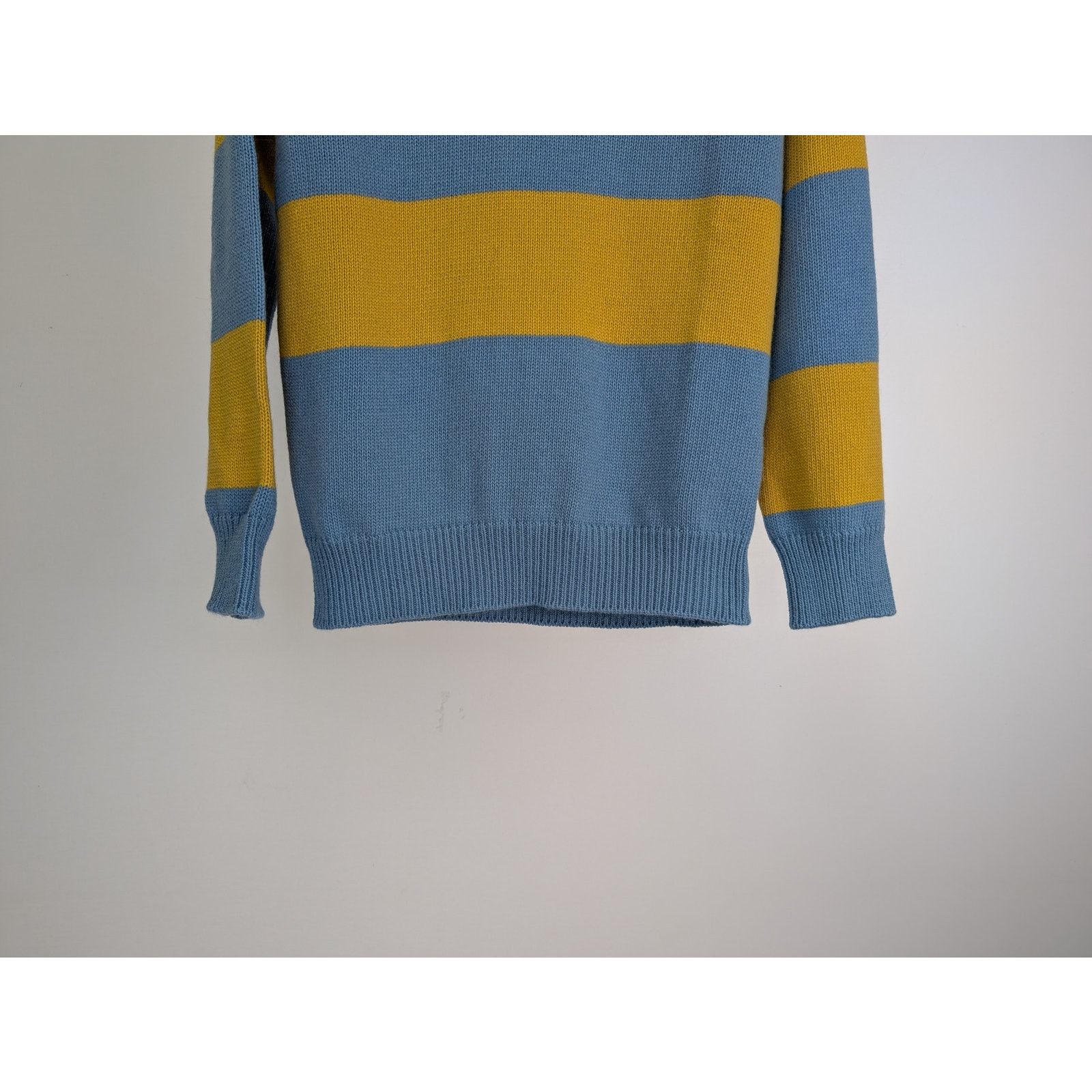 Aime Leon Dore × Drake's o1rshd1 ALD Stripe Integral Collar Full Sleeve Sweater Size US L / EU 52-54 / 3 - 4 Thumbnail