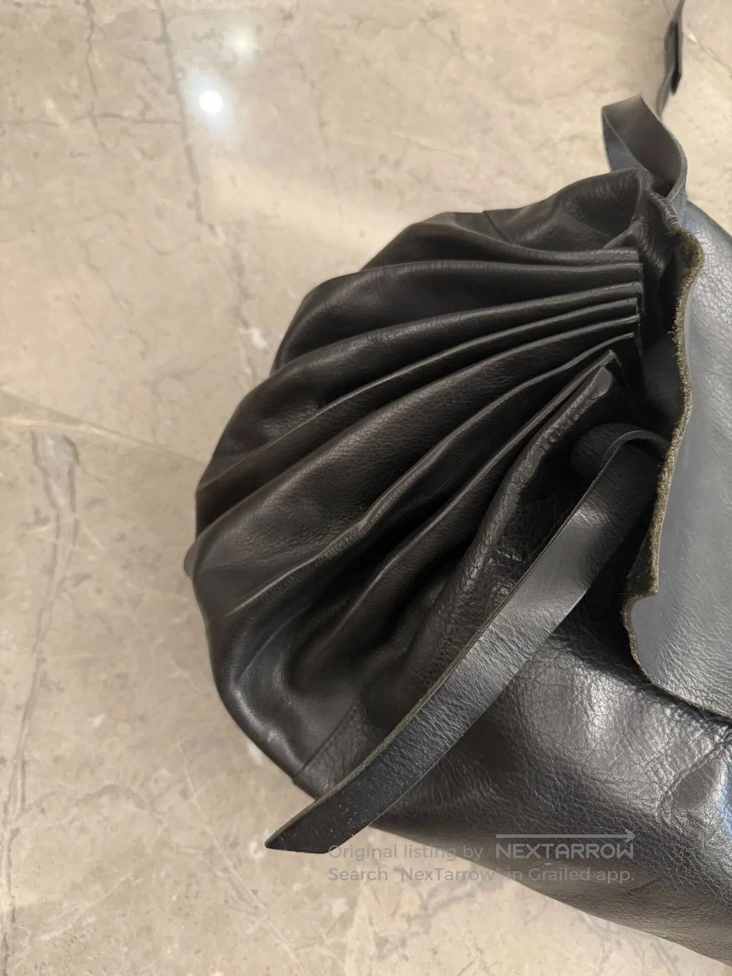 Ma+ Maurizio Amadei Black Leather Shell Bag. Size ONE SIZE - 7 Thumbnail