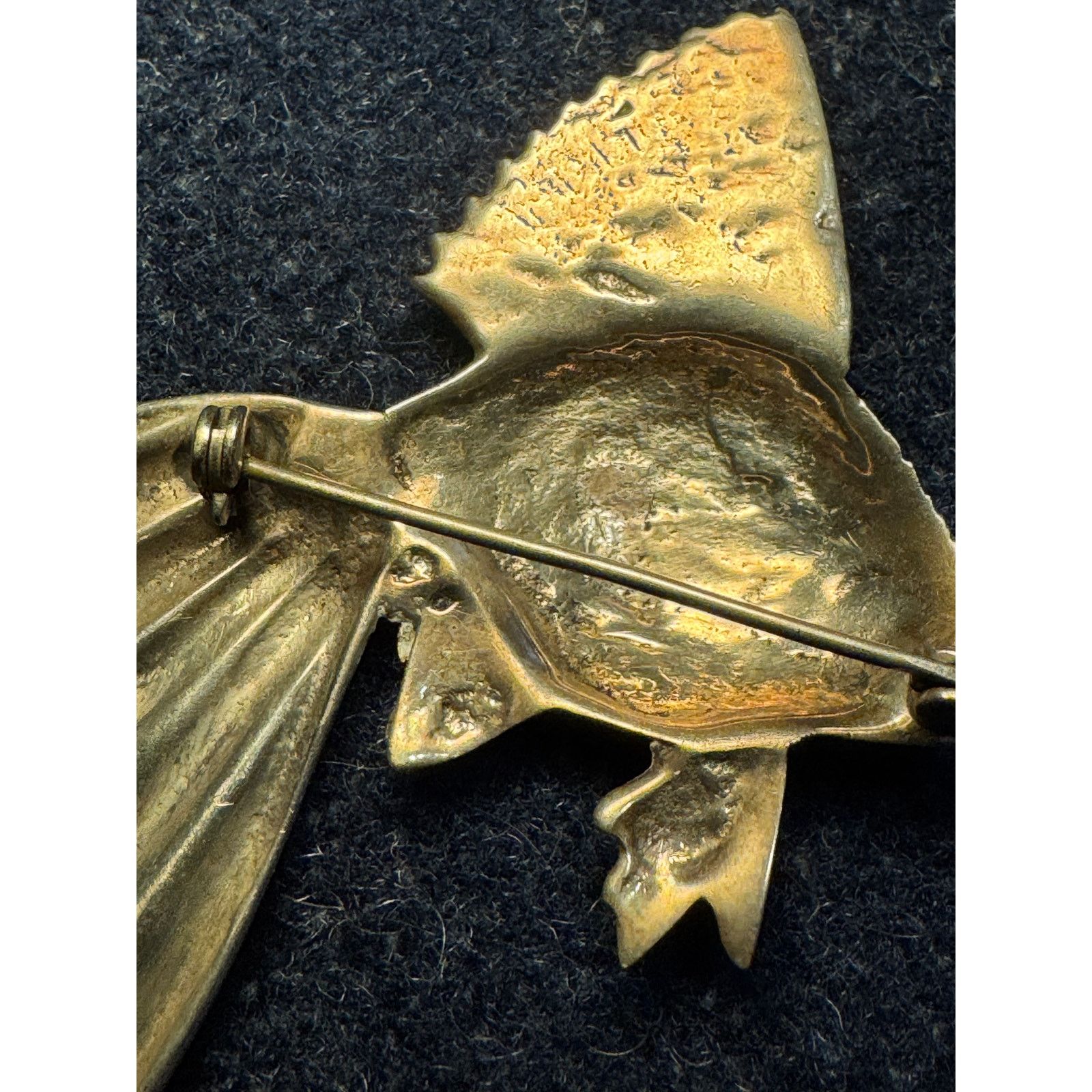 Other 925 Sterling Tested 17grams Koi Fish Brooch Size ONE SIZE - 5 Thumbnail