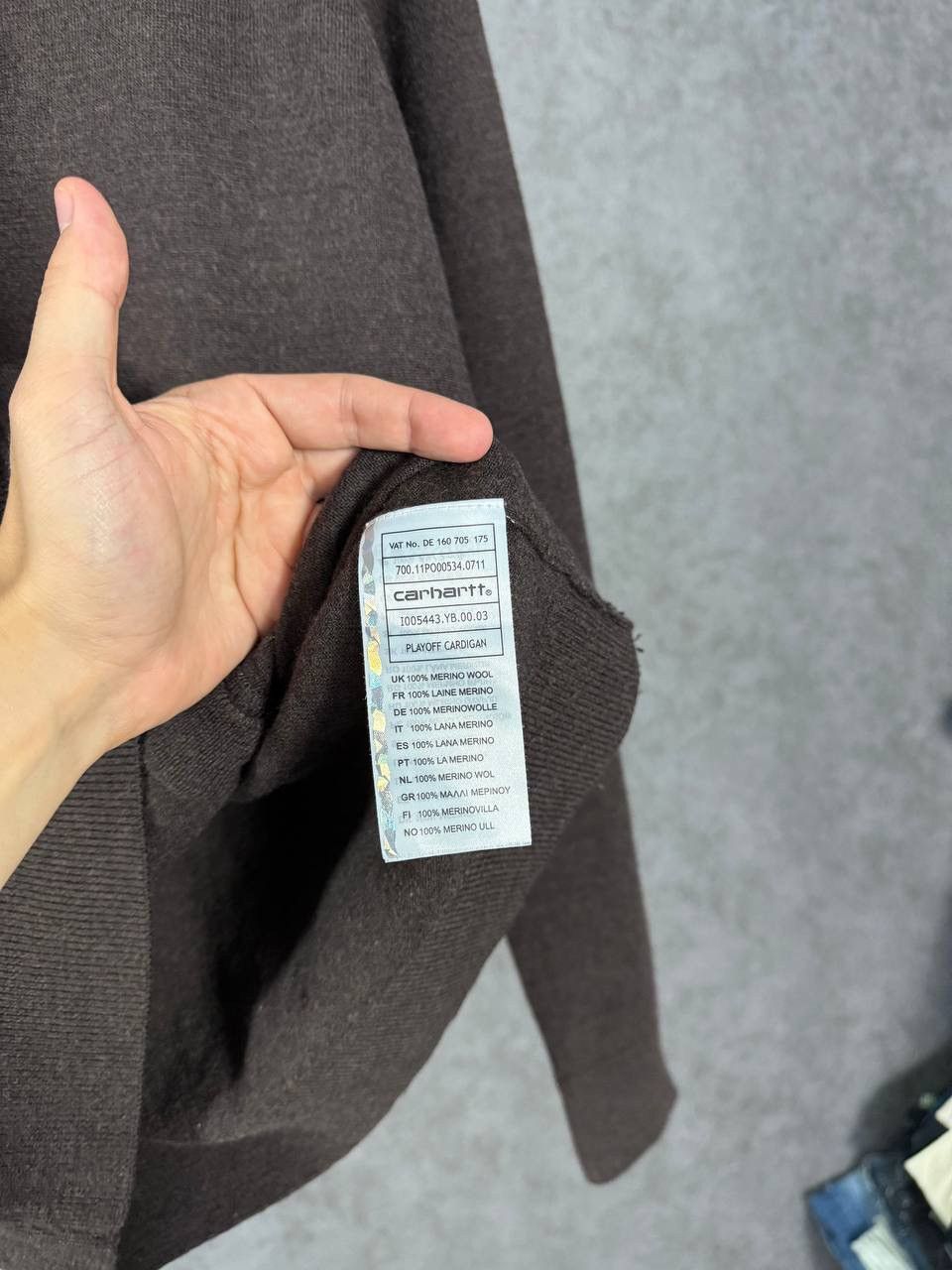 Carhartt Carhartt vintage merino wool cardigan Size US S / EU 44-46 / 1 - 5 Thumbnail
