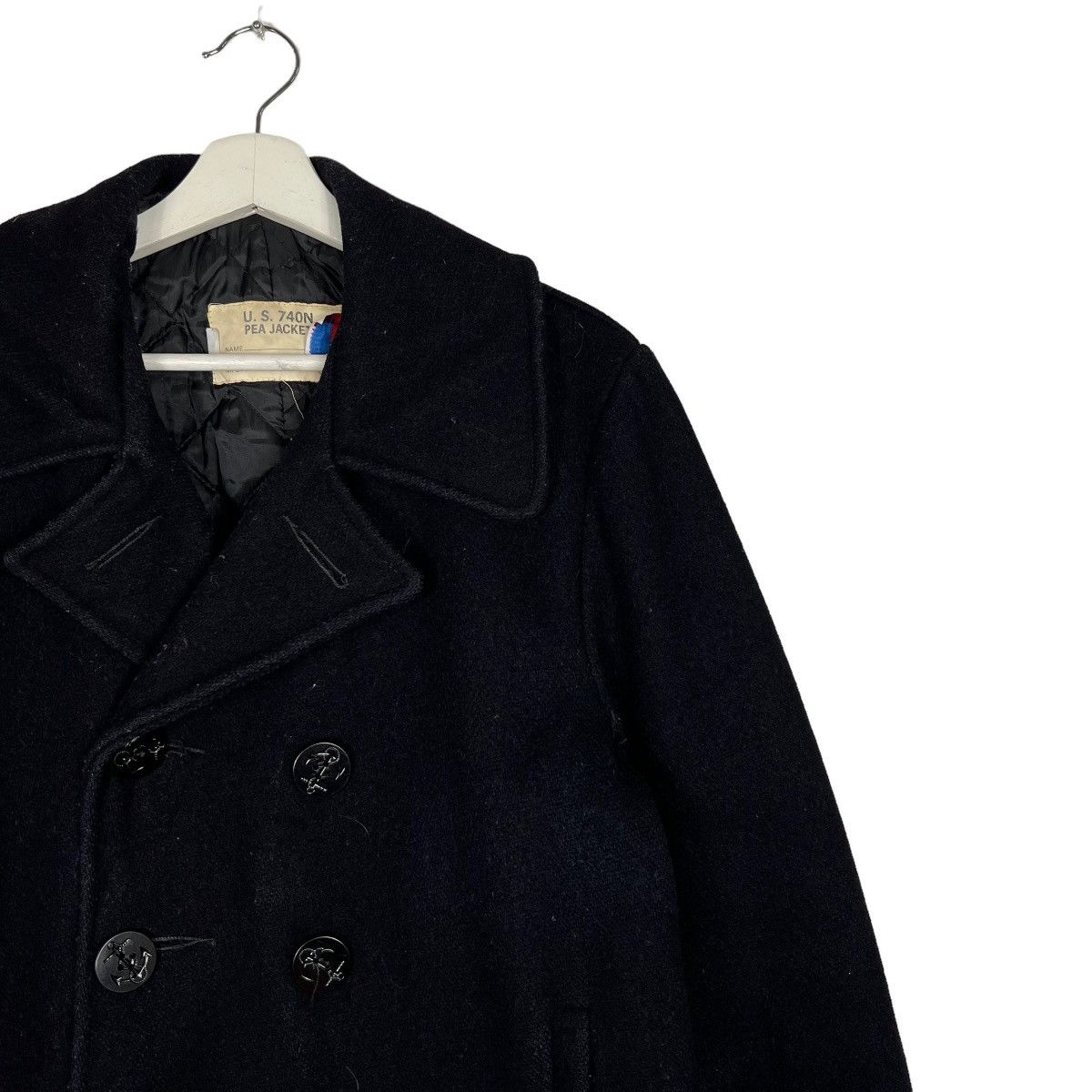 Schott 🔥 VINTAGE SCHOTT NAVY PEACOAT Size US M / EU 48-50 / 2 - 8 Thumbnail