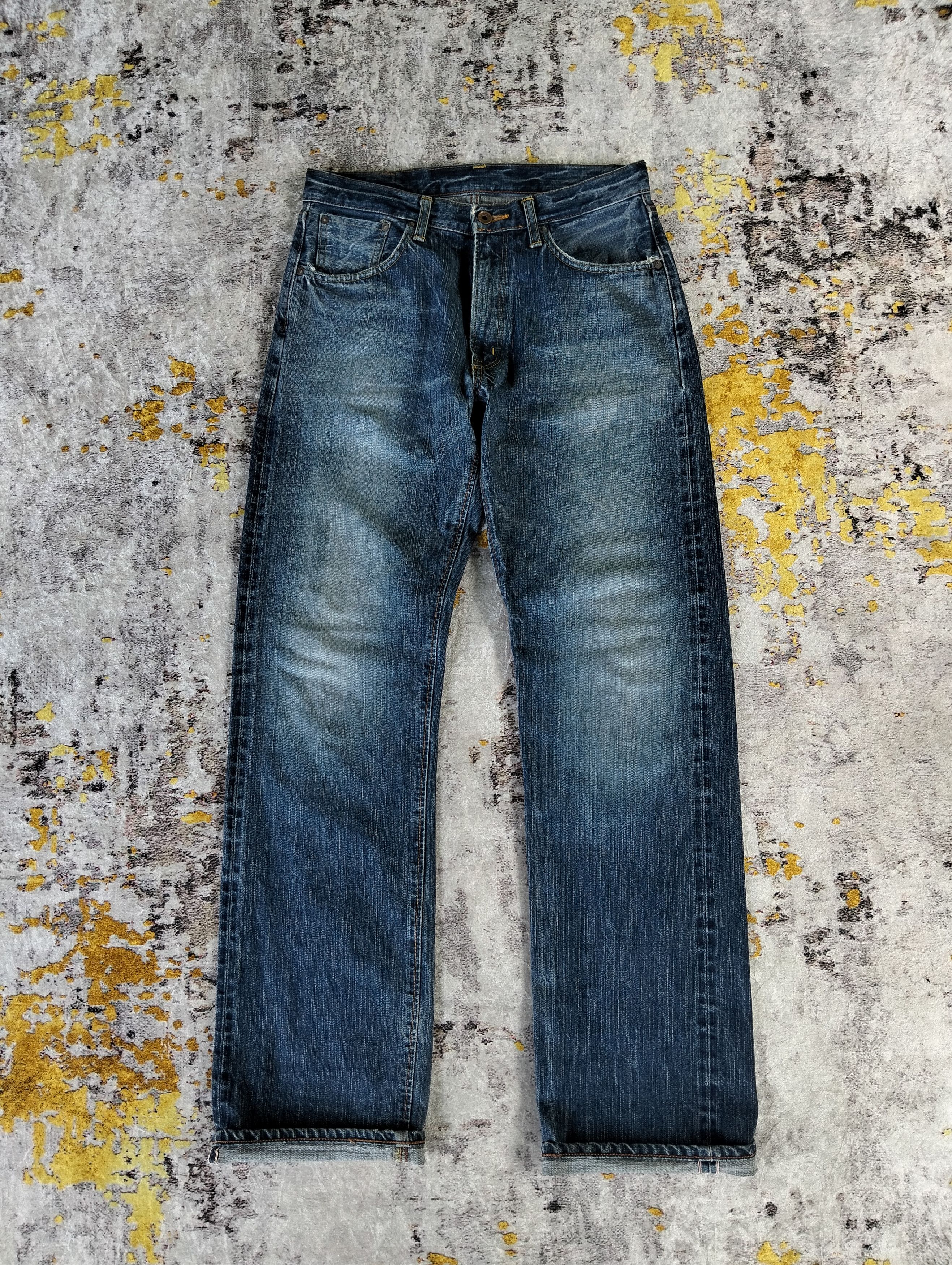Vintage Edwin 505zx Japan Red Line Selvedge Denim Jeans