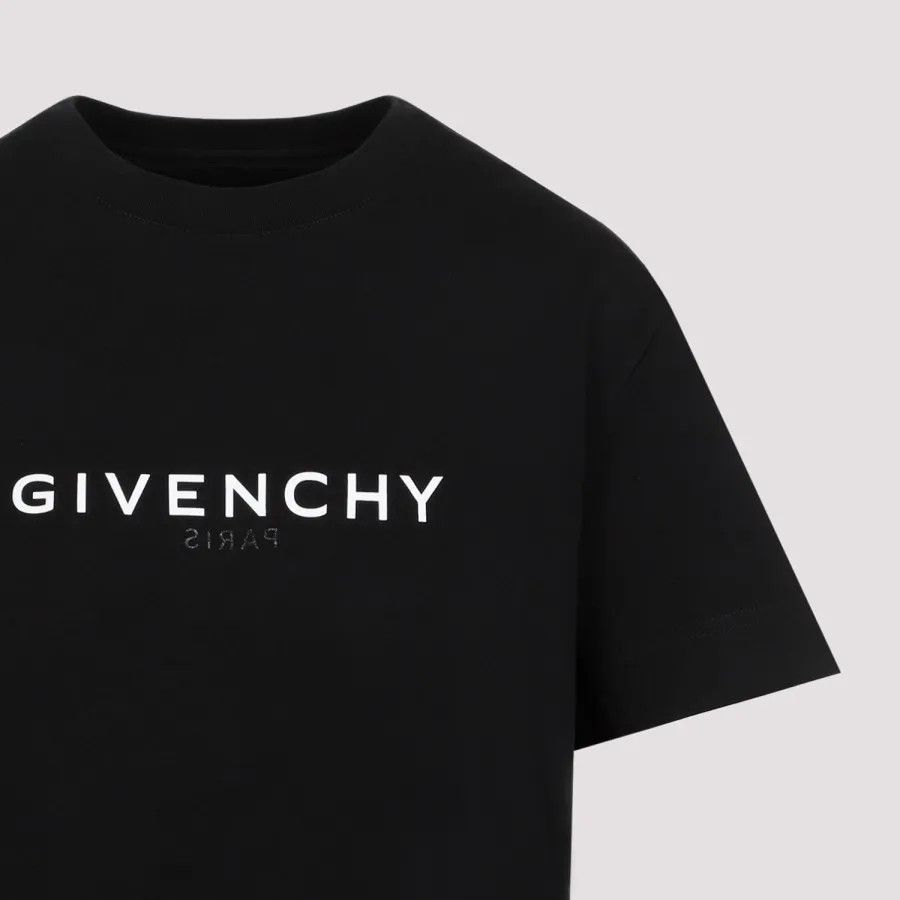 Givenchy o1srvl11e0125 Cotton T-Shirt in Black Size US XL / EU 56 / 4 - 3 Thumbnail