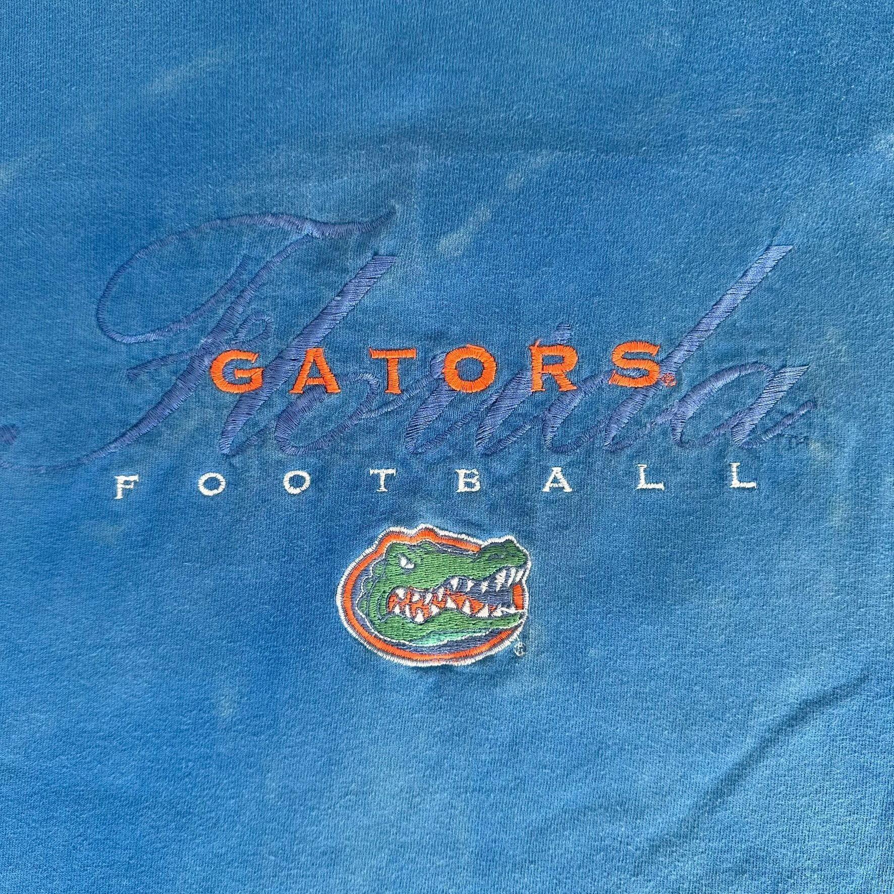 NCAA Vintage 90s UF Florida Gators T-Shirt Pro Player Embroidered Size US XXL / EU 58 / 5 - 2 Thumbnail