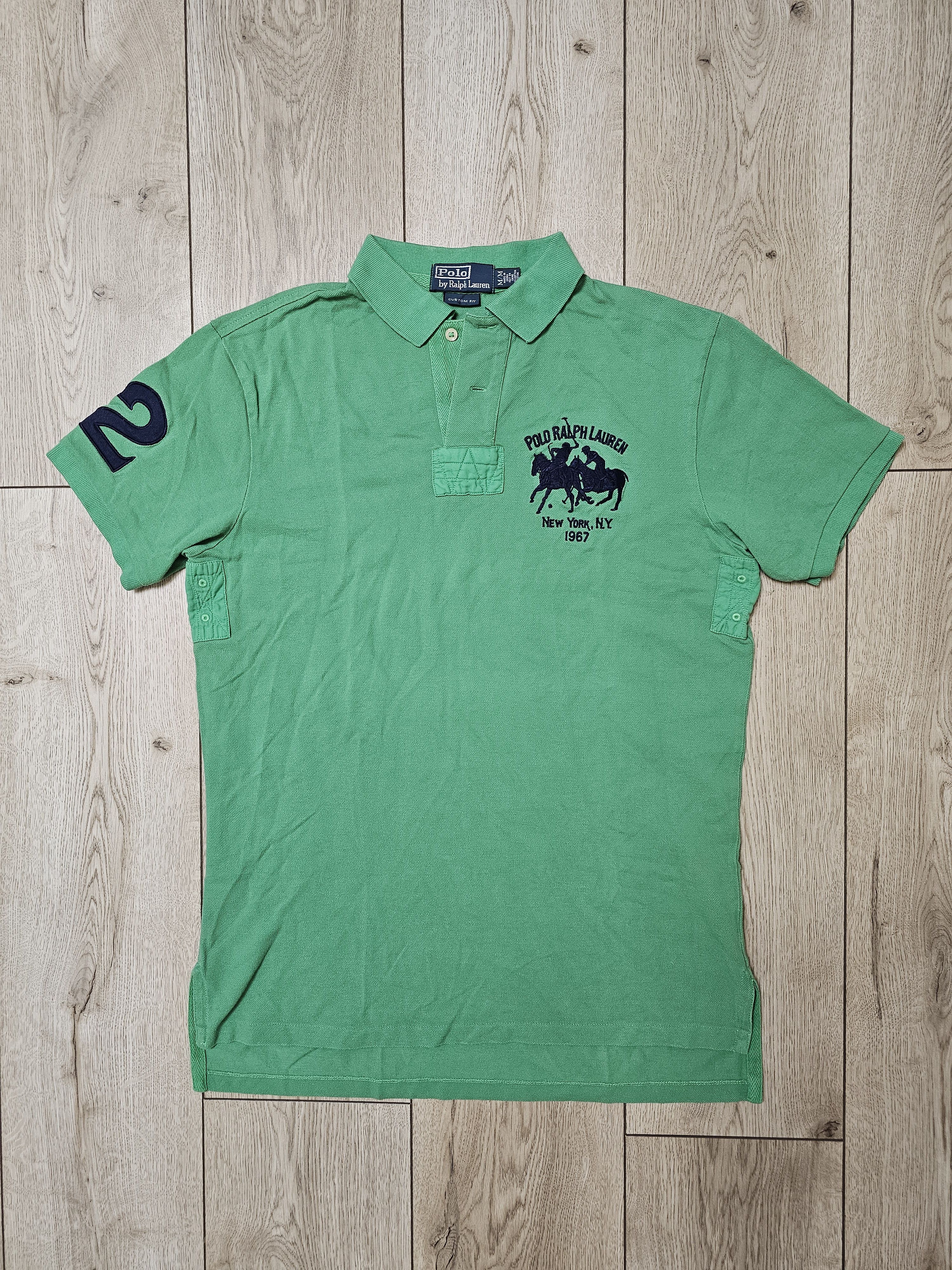 Polo Ralph Lauren × Vintage VINTAGE POLO RALPH LAUREN RARE NEW YORK 90s POLO SHIRT Size US M / EU 48-50 / 2 - 1 Thumbnail