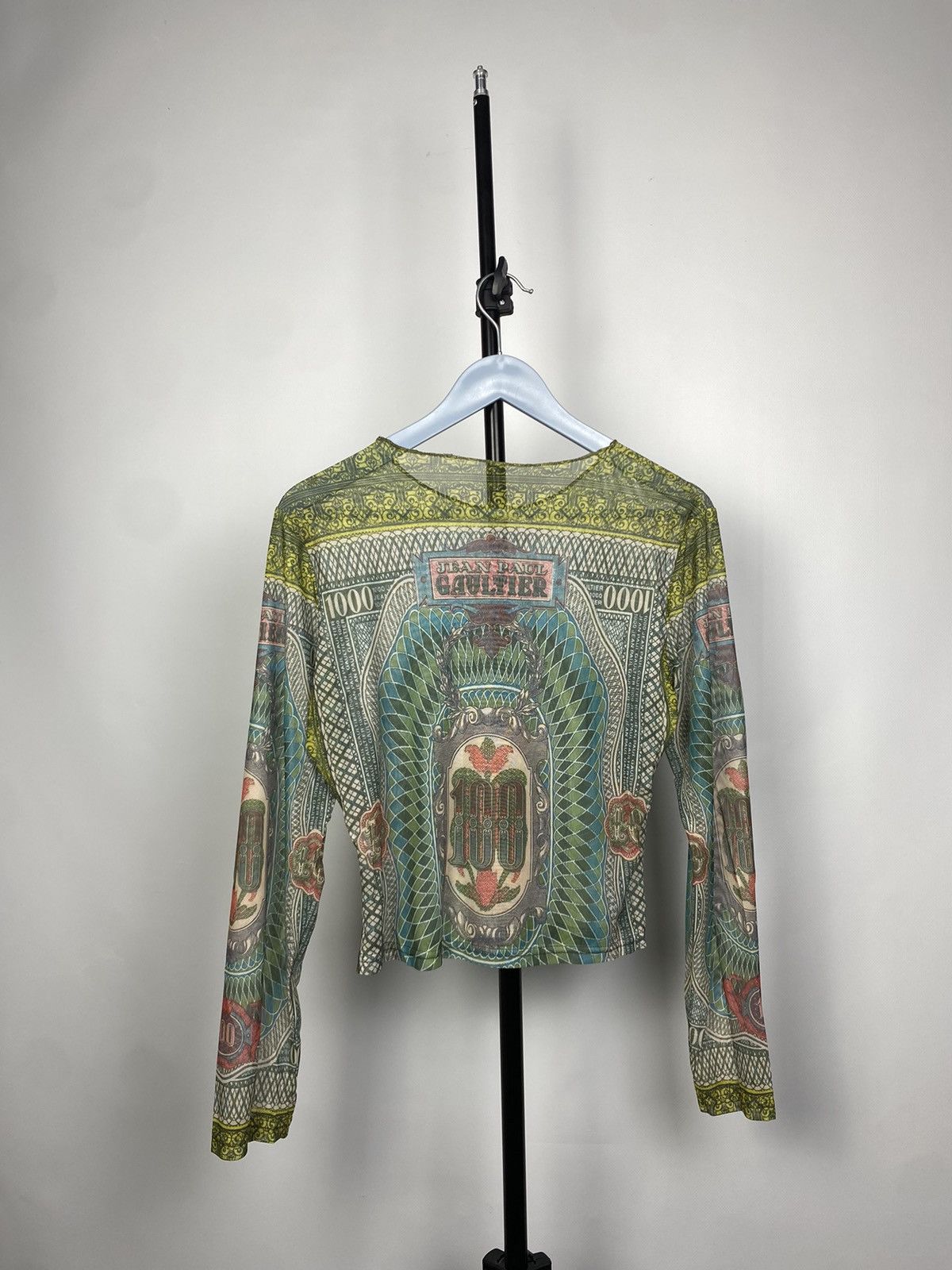 Designer × Japanese Brand STYLE ❗️Save The Queen Jean Paul Gaultier Mesh Top Blouses Size S / US 4 / IT 40 - 5 Thumbnail