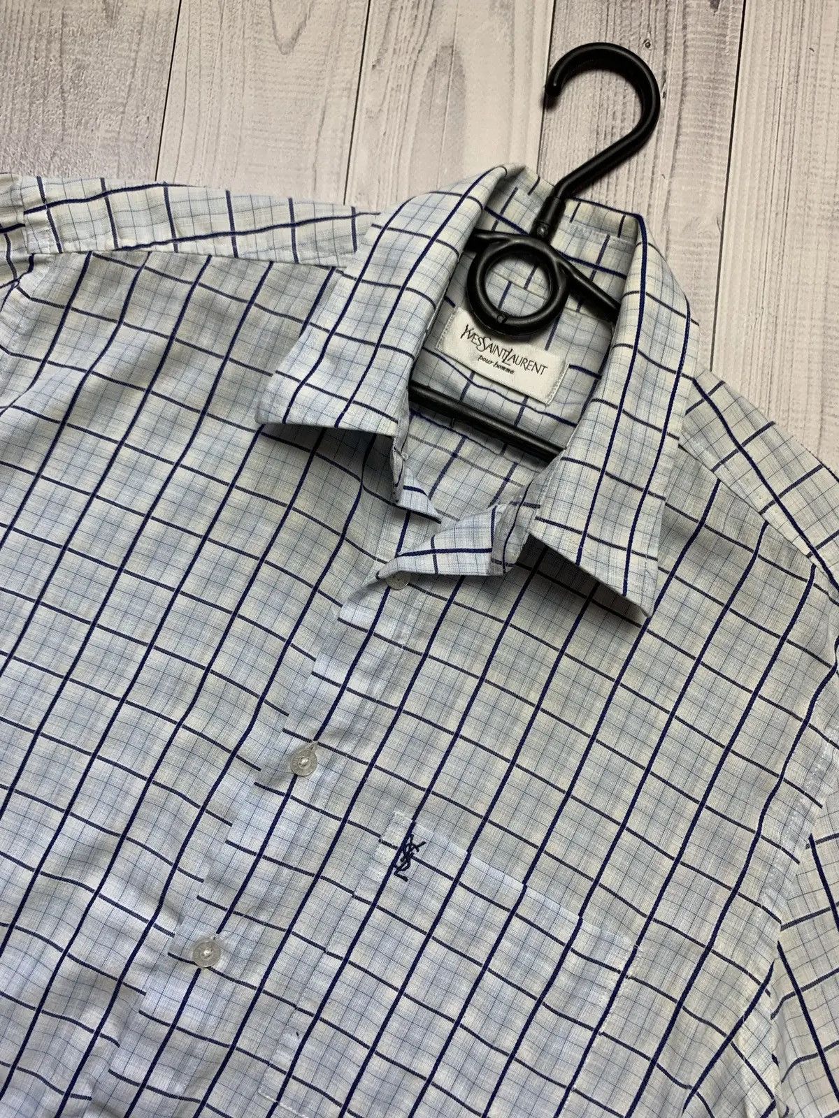 Yves Saint Laurent Vintage Plaid shirt Yves Saint Laurent YSL logo size S Size US S / EU 44-46 / 1 - 2 Thumbnail