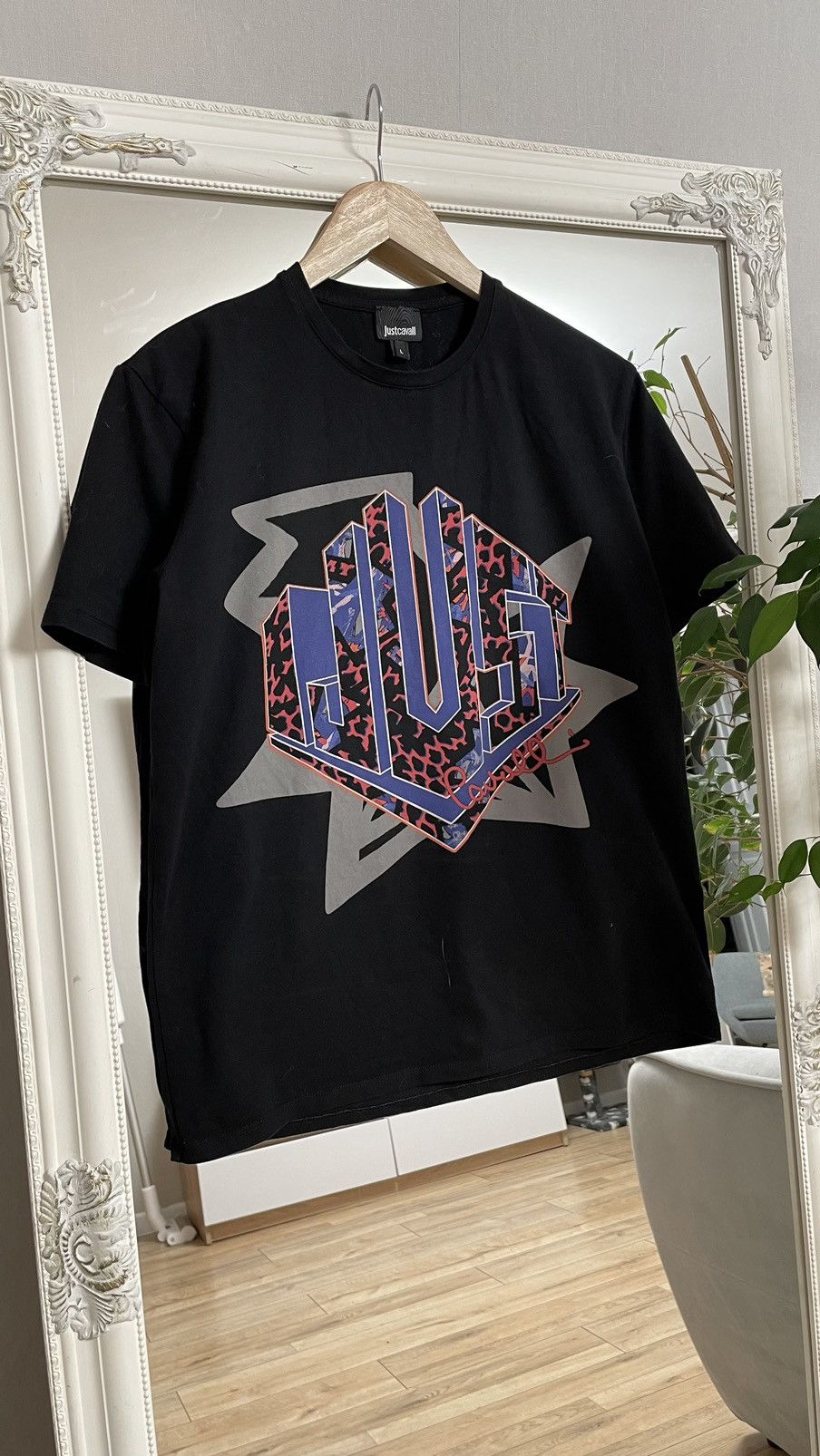 Just Cavalli Just Cavalli big logo luxury t-shirt Size US M / EU 48-50 / 2 - 1 Thumbnail