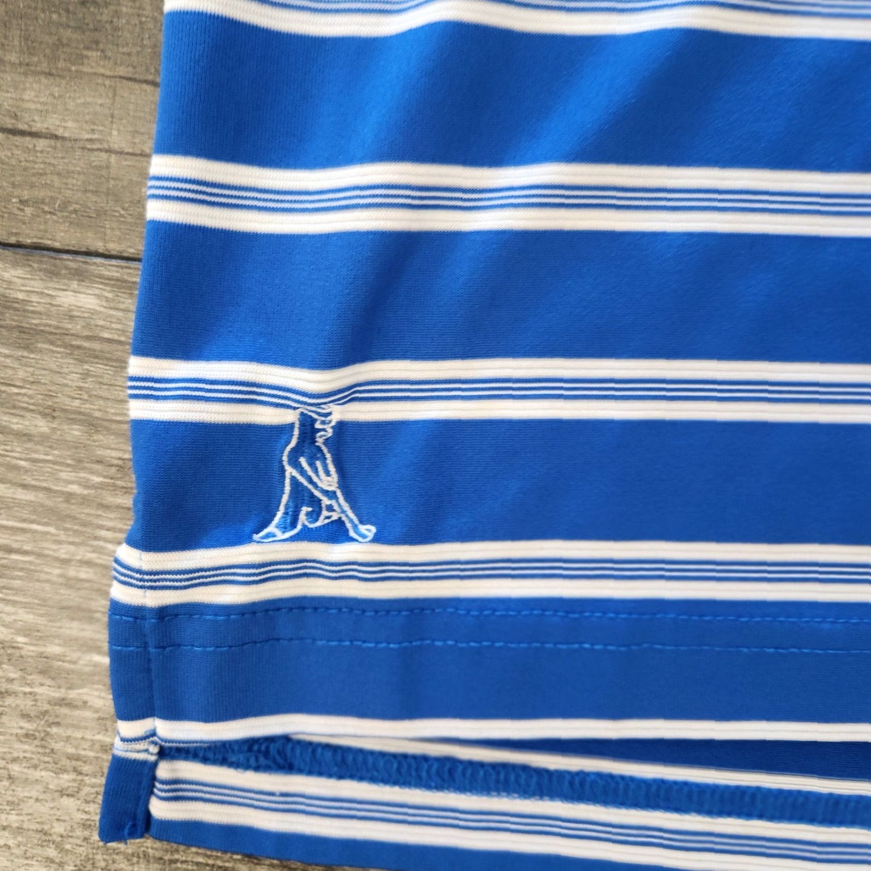 Vintage Ping Polo Shirt Mens XL Blue White Striped Performance Stretch Embroidered Golf Polo Shirt Mens XL Blue White Striped Embroidered Size US XL / EU 56 / 4 - 3 Thumbnail