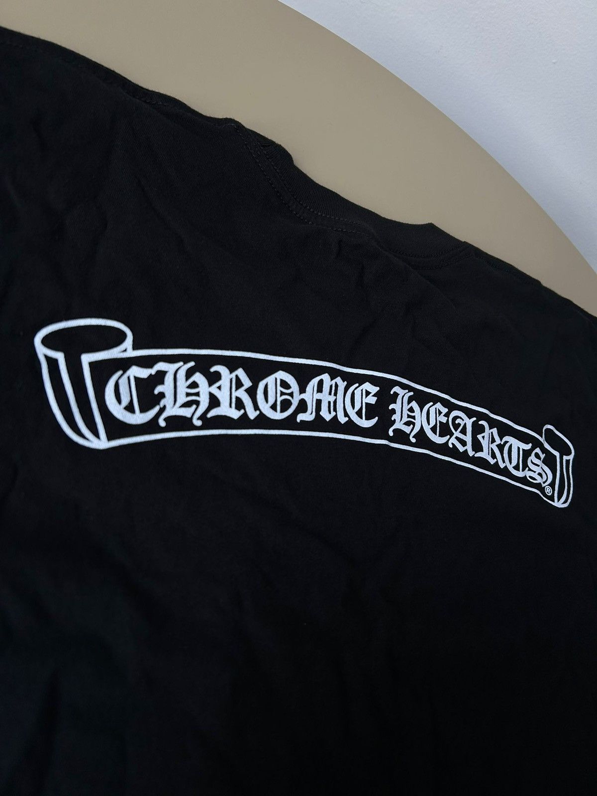 Chrome Hearts Chrome Hearts Scroll Logo t-shirt black Size XL Size US XL / EU 56 / 4 - 2 Thumbnail