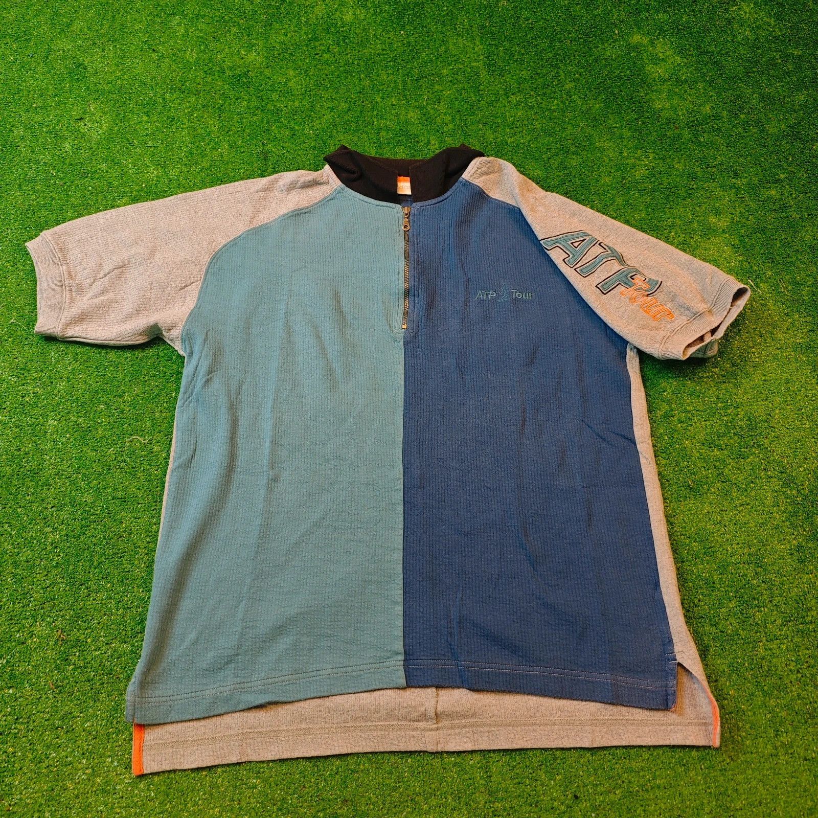 Adidas Vintage Adidas ATP tour Shirt Mens Medium blue 1/4 zip Size US M / EU 48-50 / 2 - 1 Thumbnail