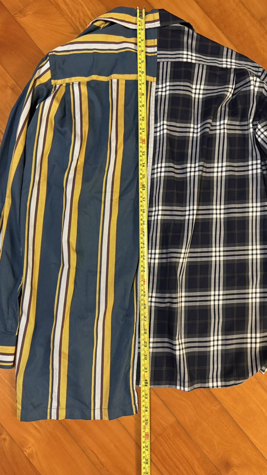Maison MIHARA YASUHIRO MIHARA YASUHIRO MIX PATTERN LS SHIRT Size US M / EU 48-50 / 2 - 14 Thumbnail