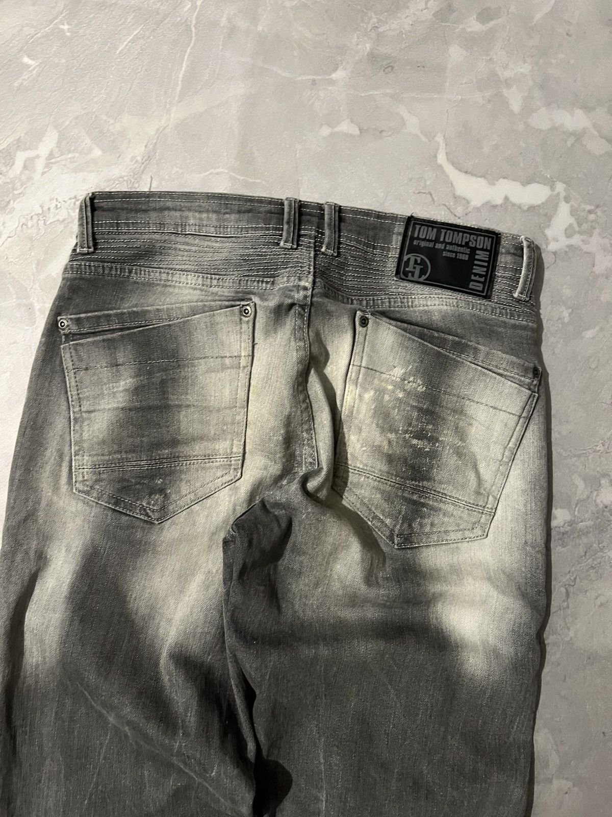 Japanese Brand Destroyed Slim Distressed Vibe / Japan Grunge Archive Y2K Size US 30 / EU 46 - 7 Thumbnail