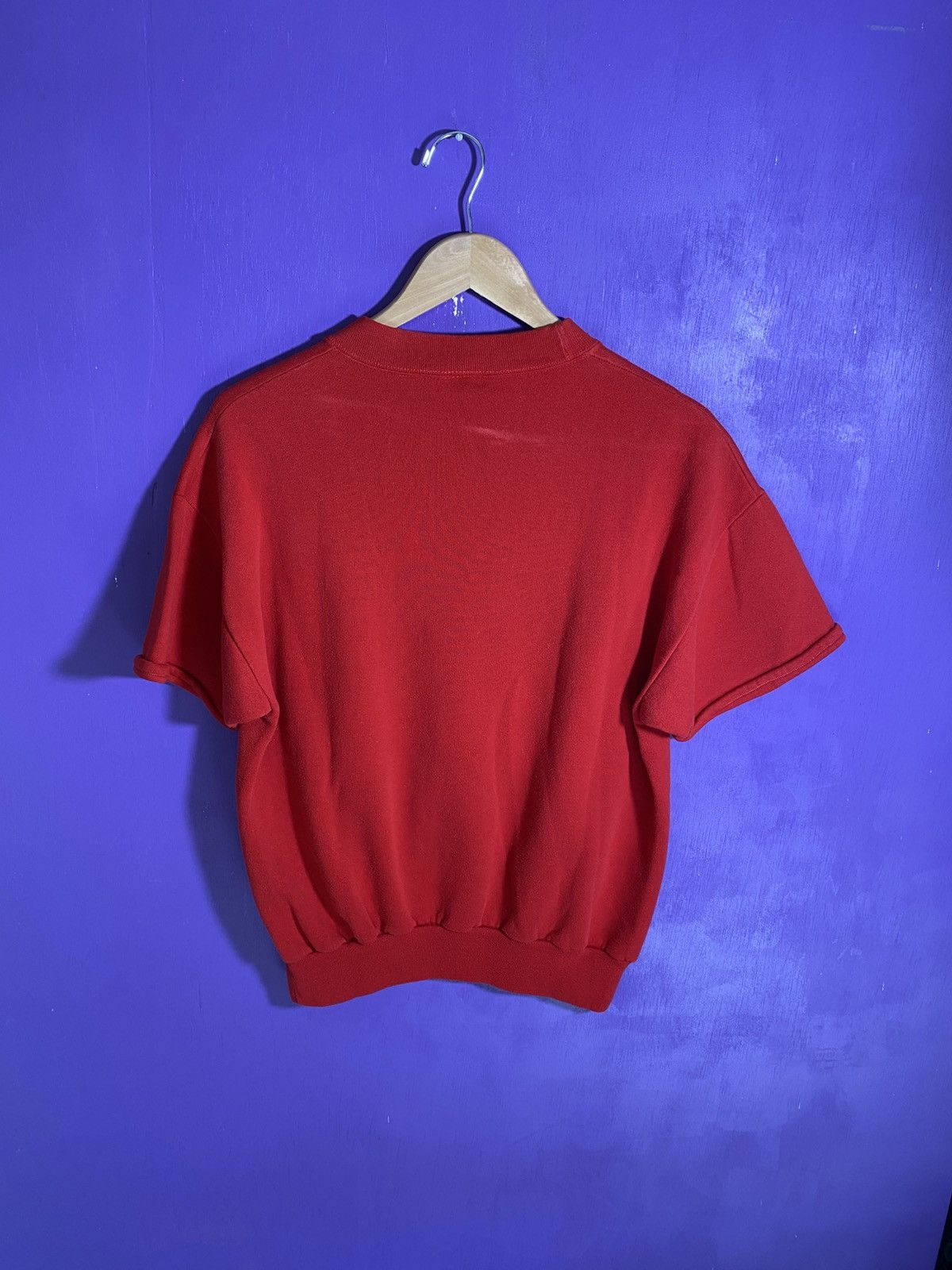 Vintage Vintage 80s Houston cougars short sleeve sweatshirt Size US M / EU 48-50 / 2 - 2 Thumbnail