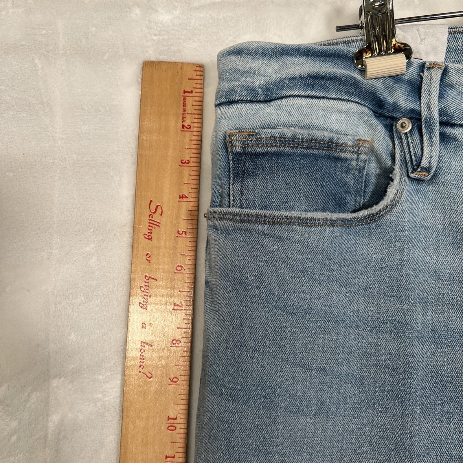 Good American NWT Good American Good Classic High Rise Crossover Size 38" / US 16 / IT 52 - 11 Thumbnail