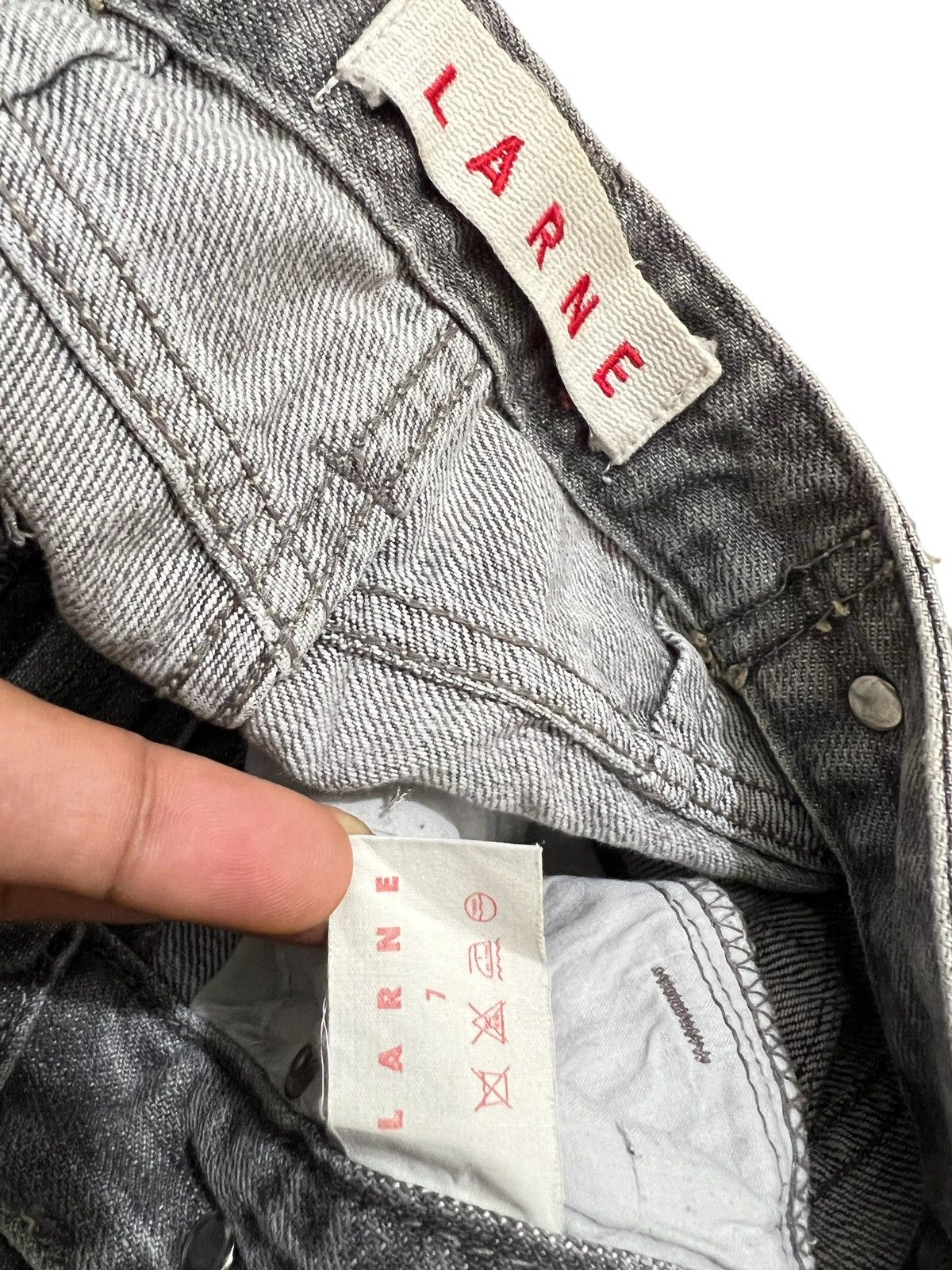 If Six Was Nine × Japanese Brand × Le Grande Bleu (L.G.B.) Larne flared denim pants Size US 28 / EU 44 - 9 Thumbnail