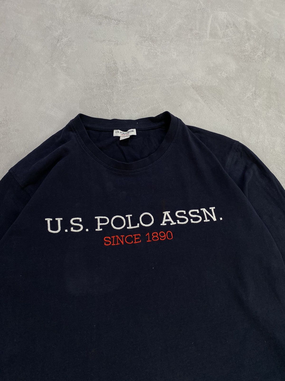 Polo Ralph Lauren 🗾 Long Sleeve U.S. Polo Assn Big Logo T Shirt Size US L / EU 52-54 / 3 - 2 Thumbnail