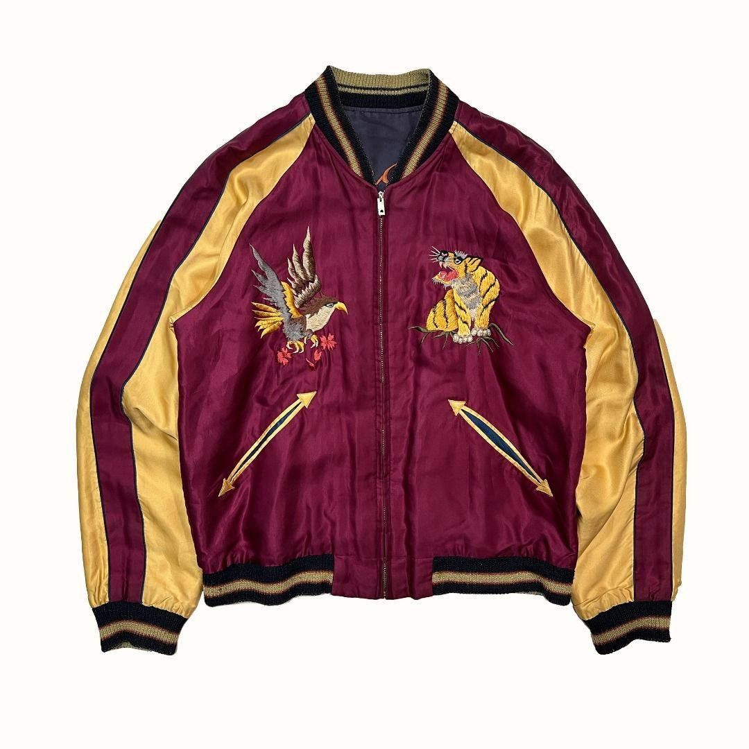 Tailor Toyo Tailor Toyo 2009 Sukajan Jacket Dragon x Pagoda T11696-170 Size US M / EU 48-50 / 2 - 4 Thumbnail